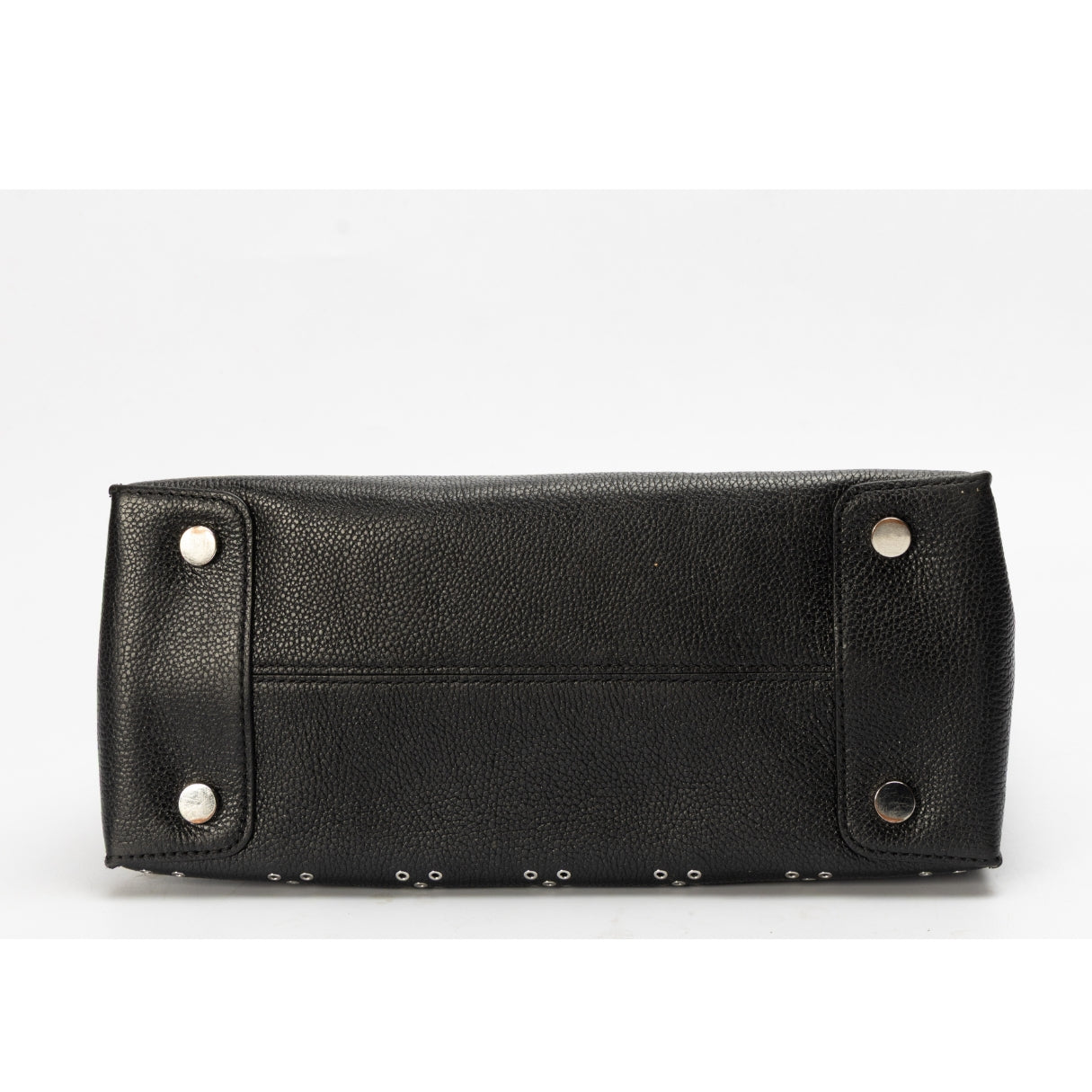 Michael Kors Black Mercer Grommeted Tote