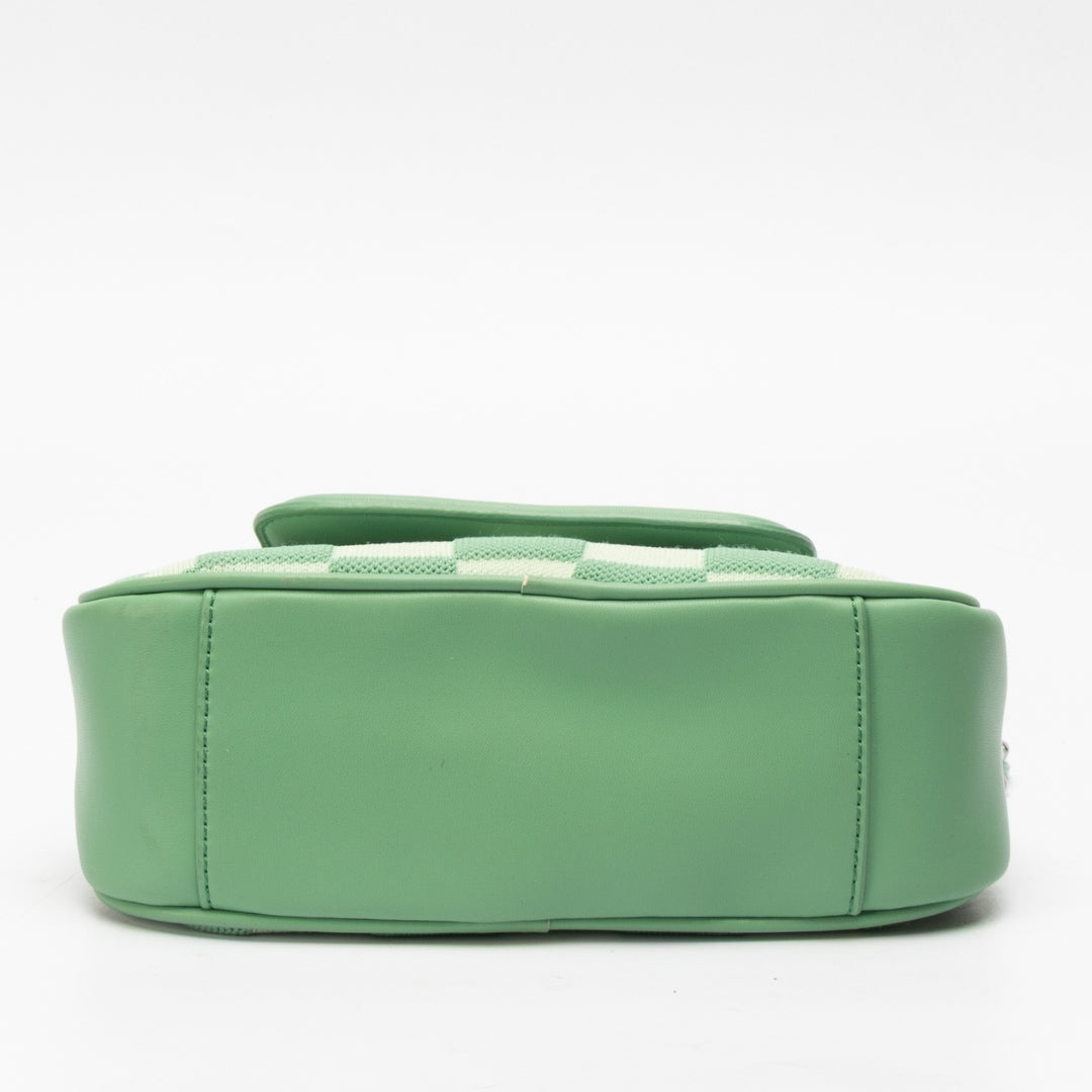 Charles & Keith Shiloh Checkerboard Top Handle Bag