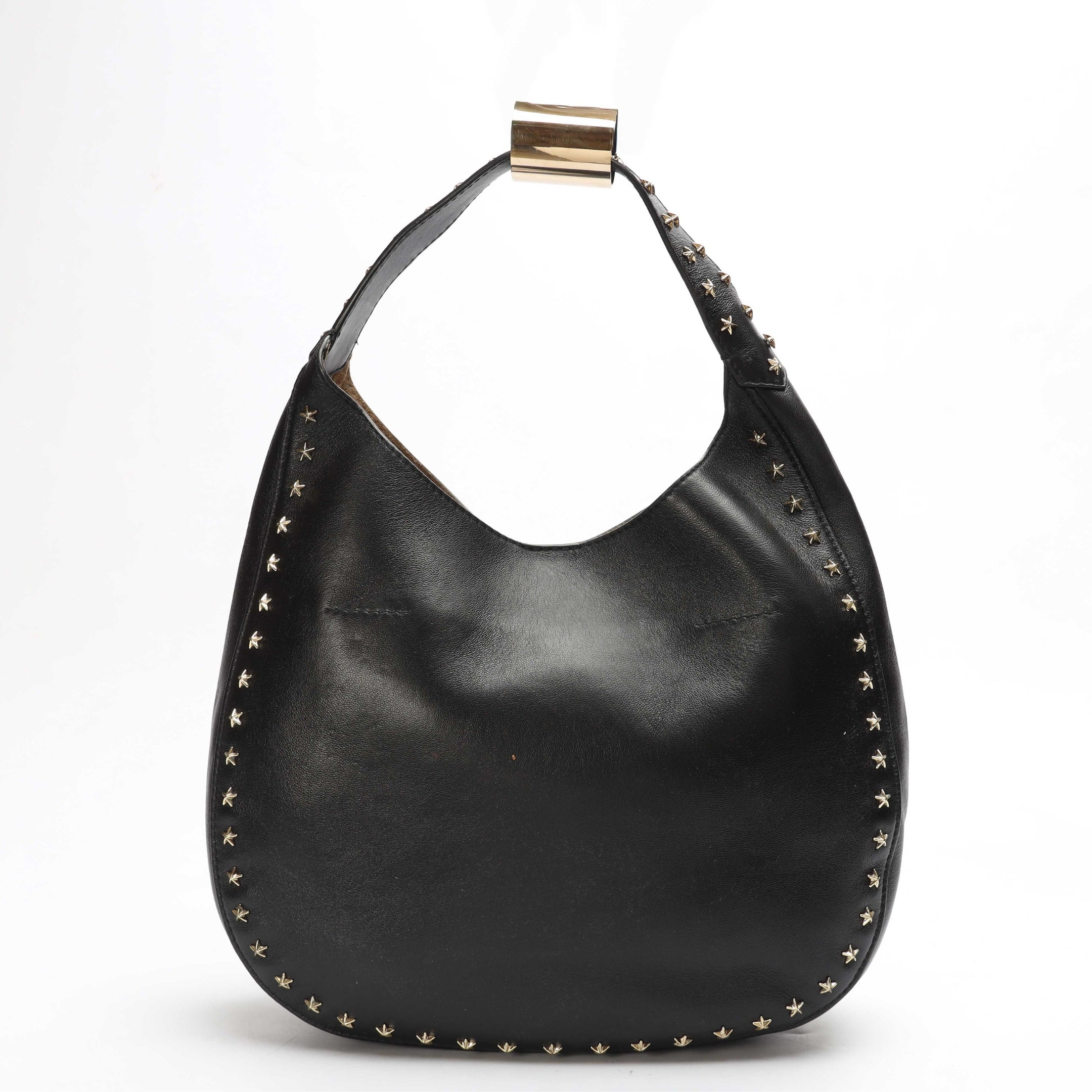 Jimmy Choo Stevie Black Hobo Bag