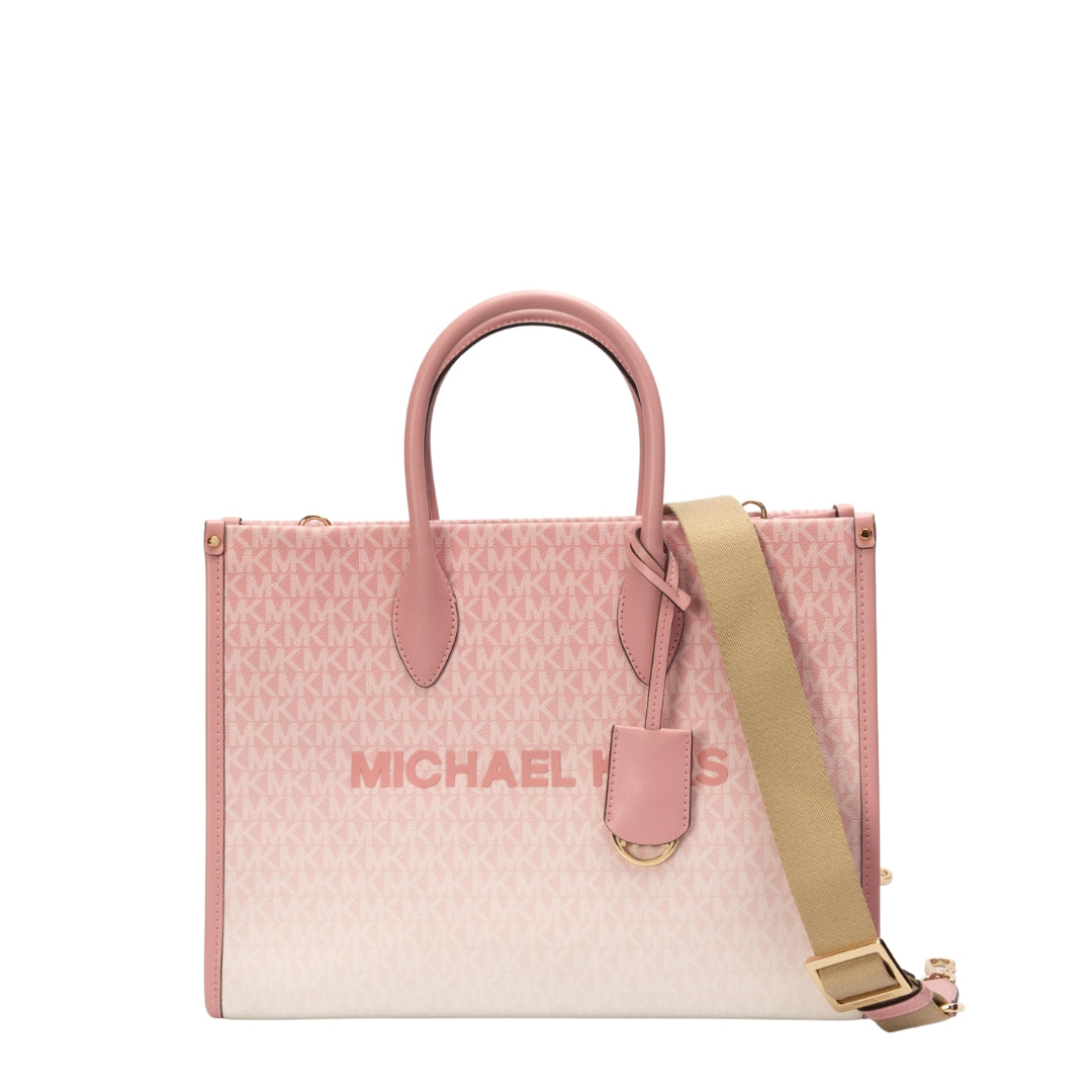 Michael Kors Mirella Ombré Signature Logo Convertible Satchel