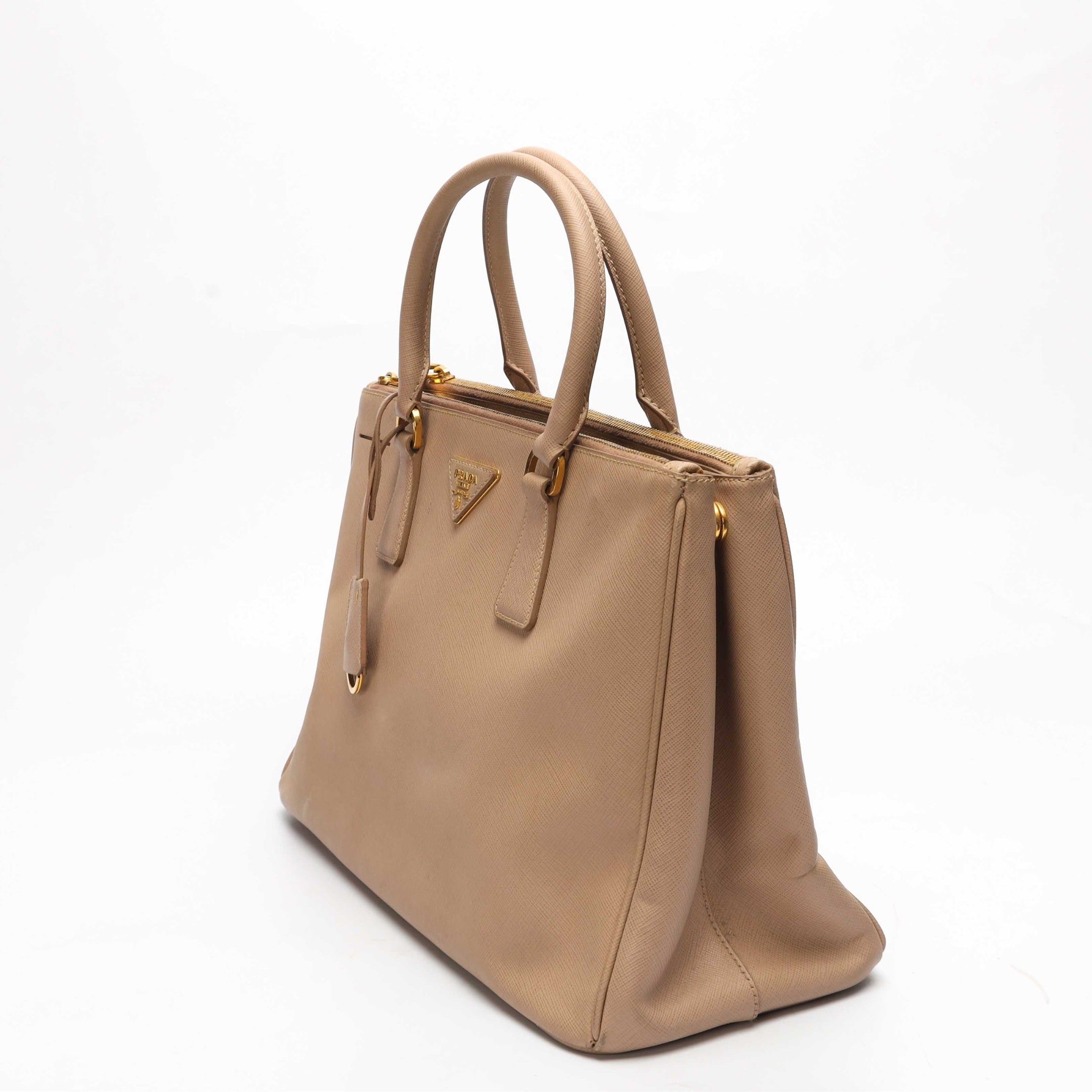 Prada Galleria Beige Convertible Satchel