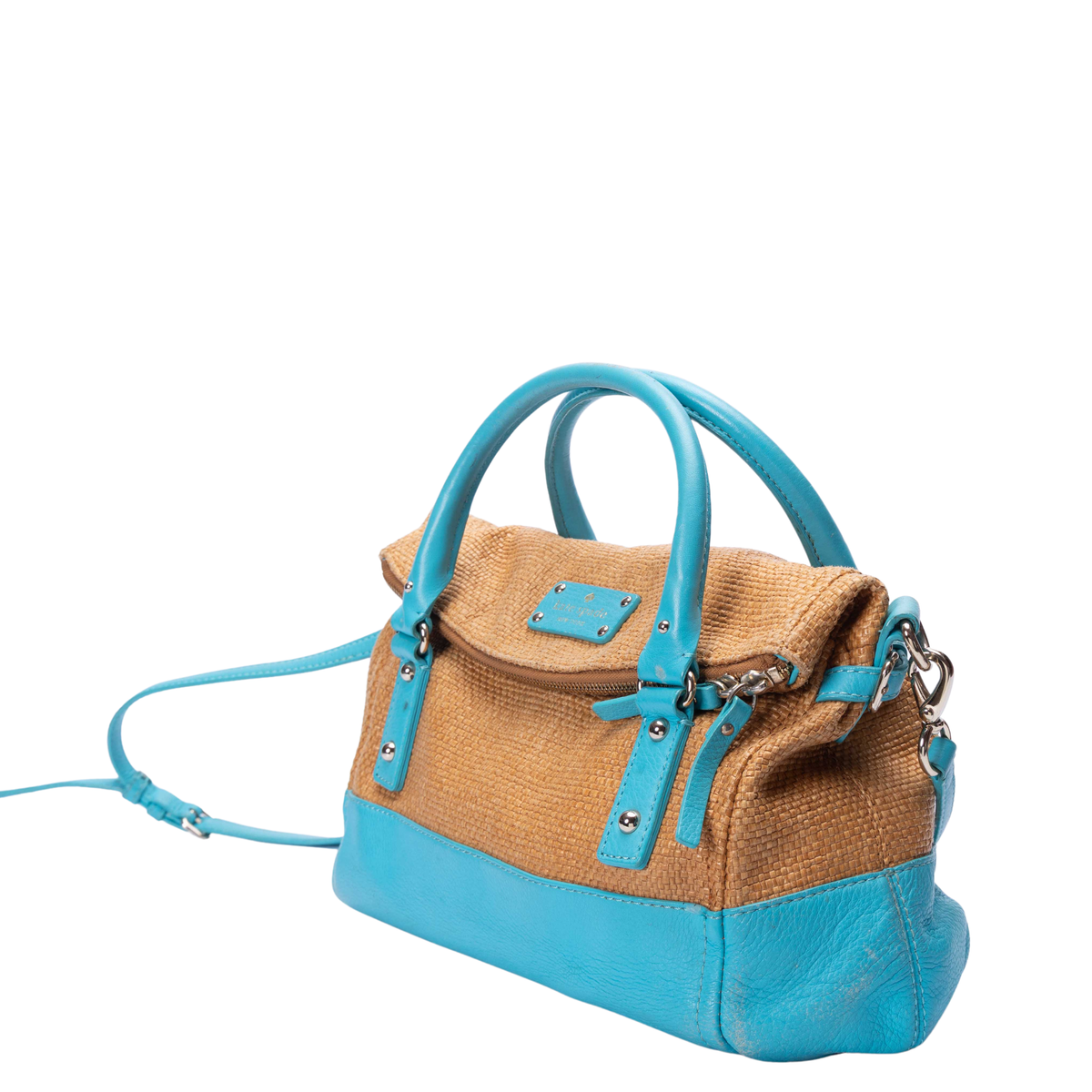 Kate Spade Straw Leslie Convertible Bag