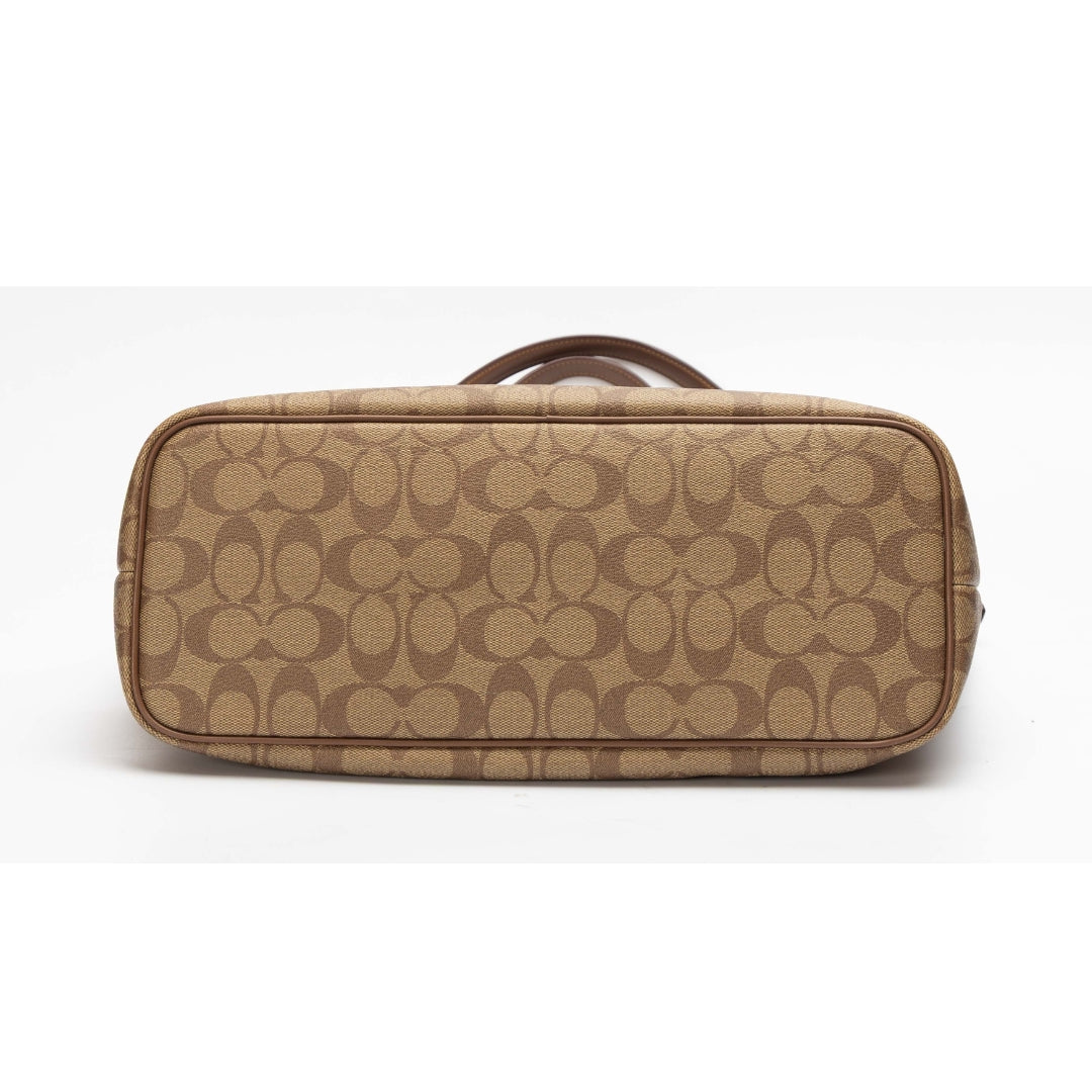 Coach Signature Canvas Floral Horse & Carriage Gallery Tote