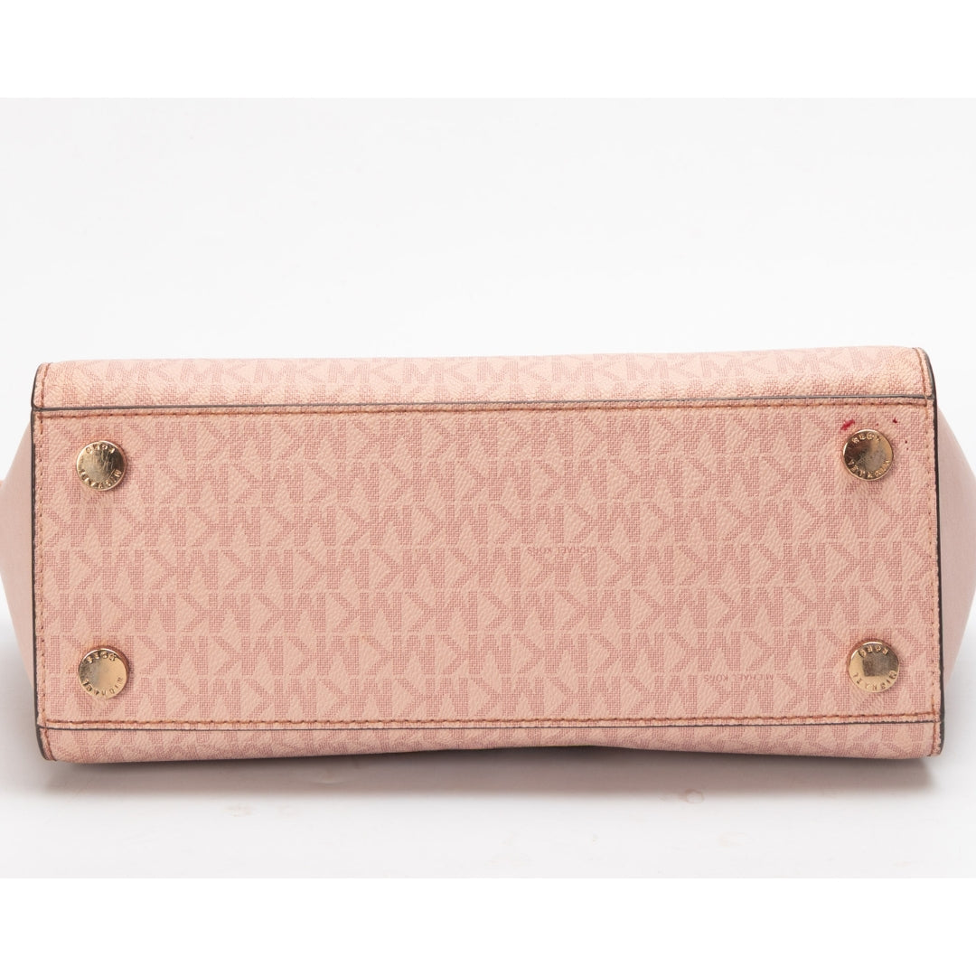 Michael Kors Selma Pink Logo Satchel