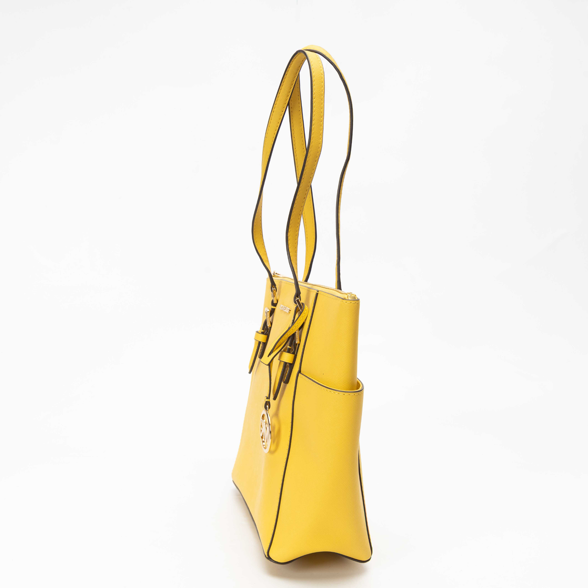 Michael Kors Tan Charlotte Yellow Tote