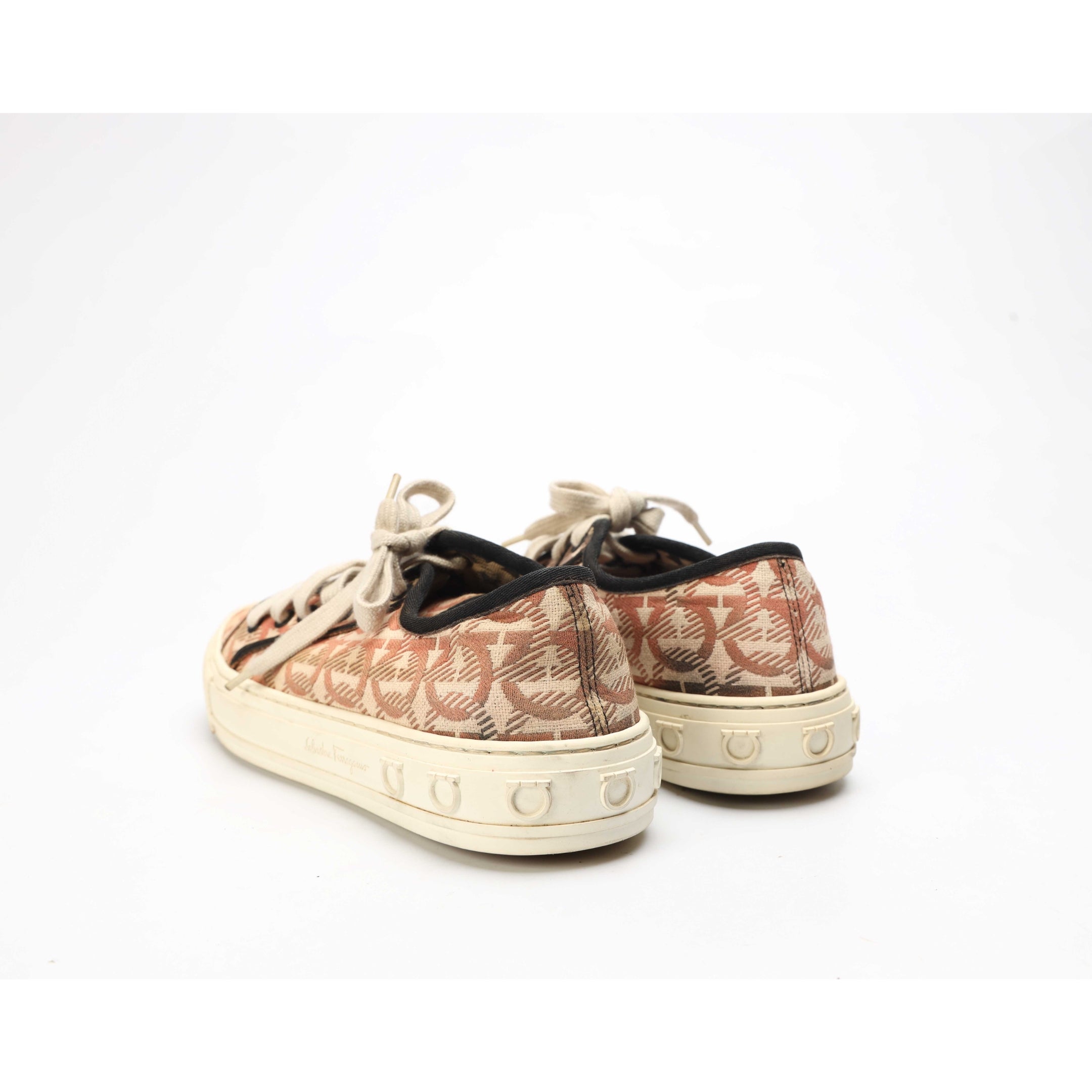 Salvatore Ferragamo  Gancini Logo Sneakers