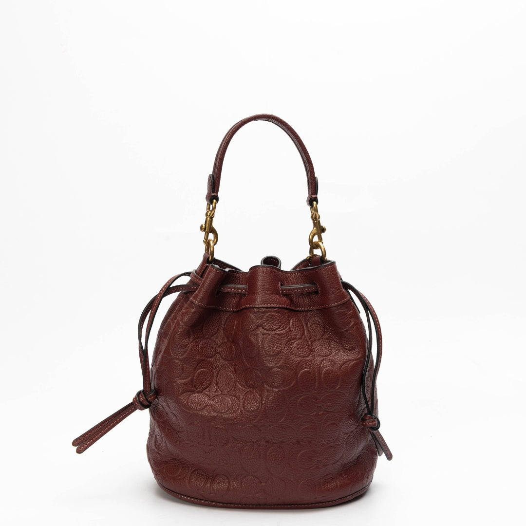 Coach Field Bucket Bag in Signature Leather