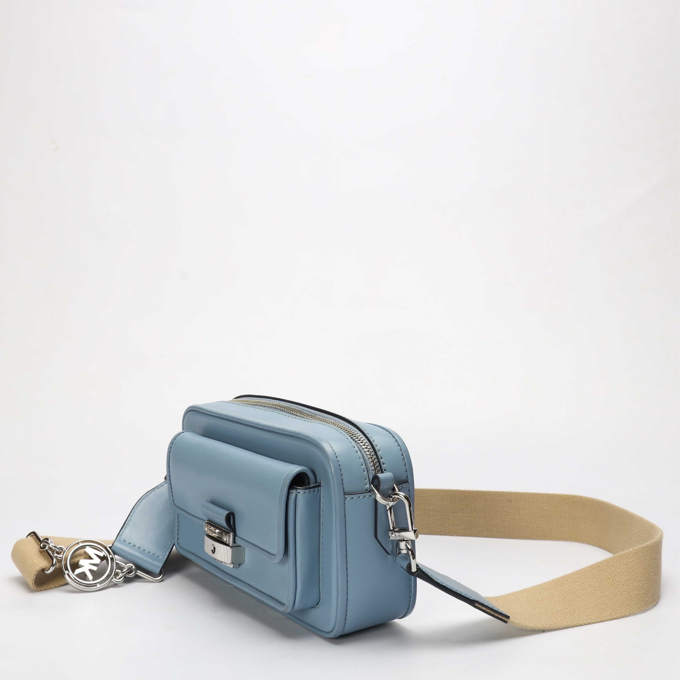Michael Kors Bradshaw XS Blue Crossbody Bag
