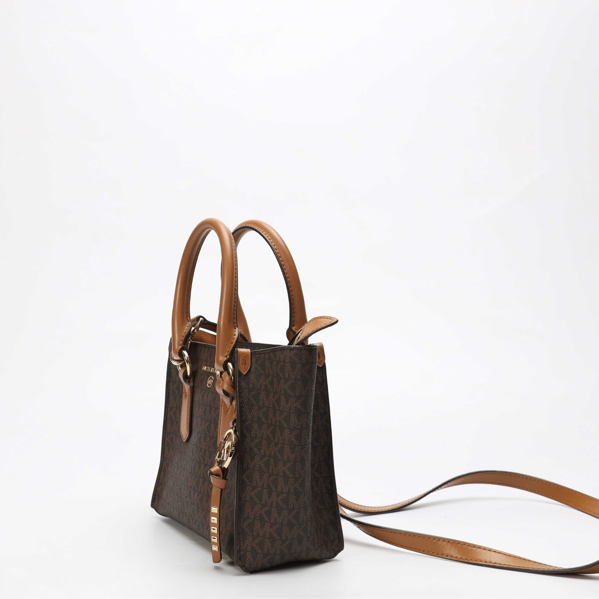 Michael Kors Kris Signature Logo Satchel