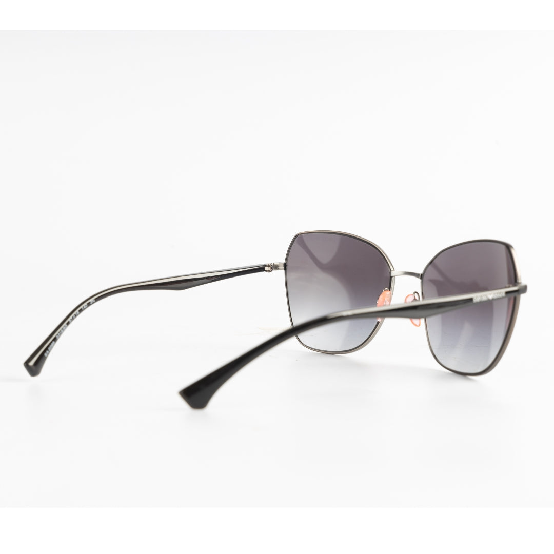 Emporio Armani Matte Gunmetal Sunglasses