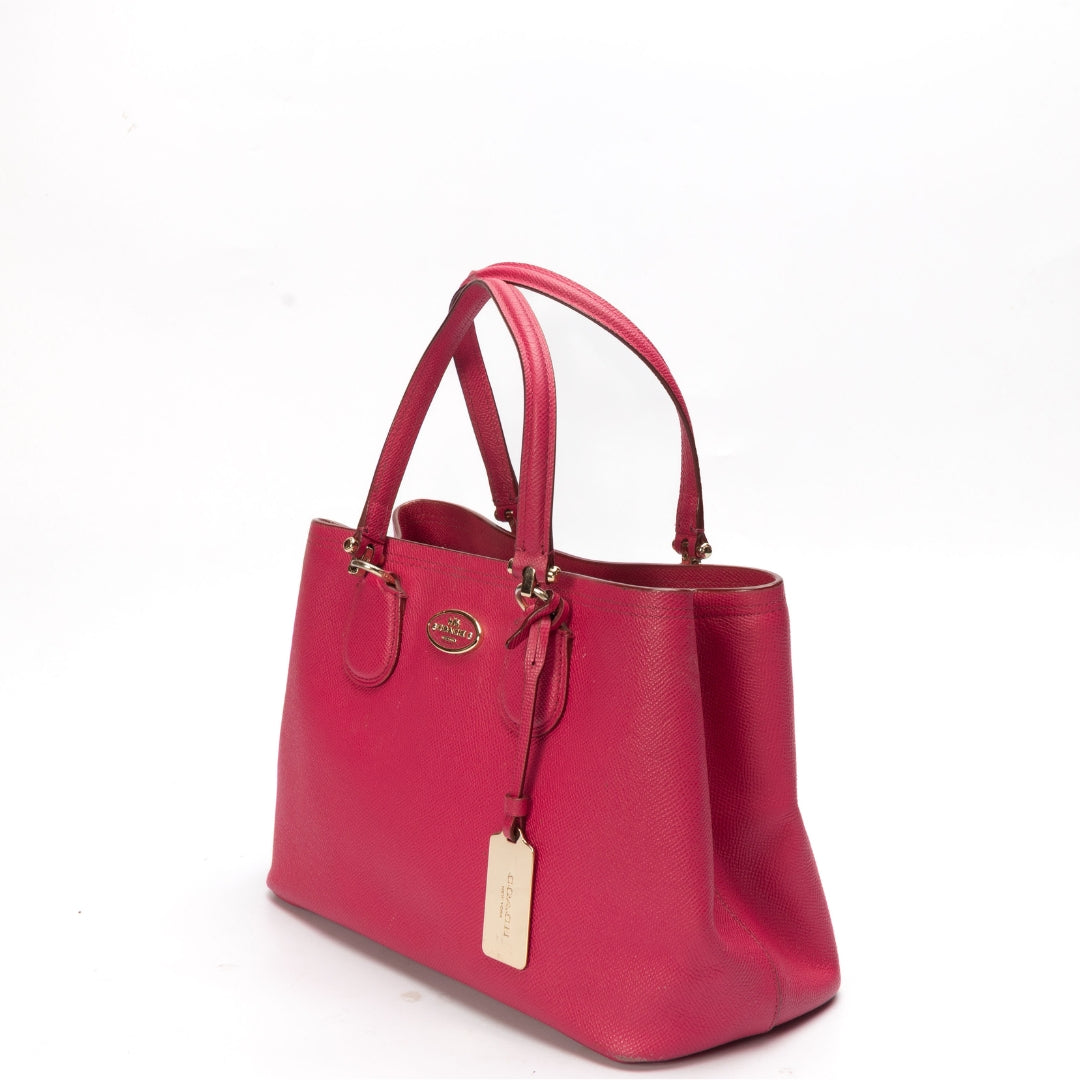 Coach Kitt Pink Carryall Convertible Satchel