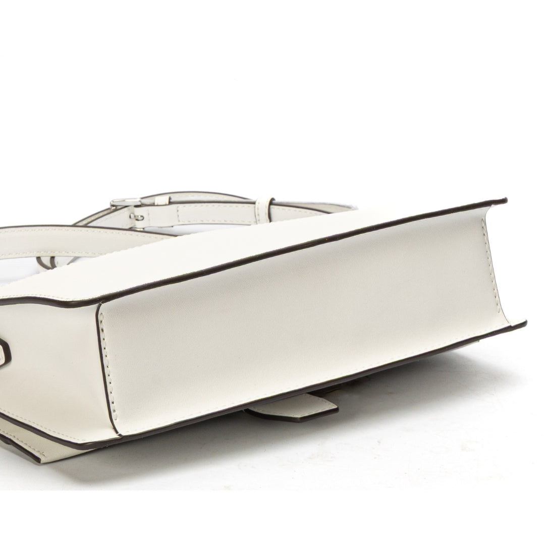 Michael Kors White Greenwich Shoulder Bag