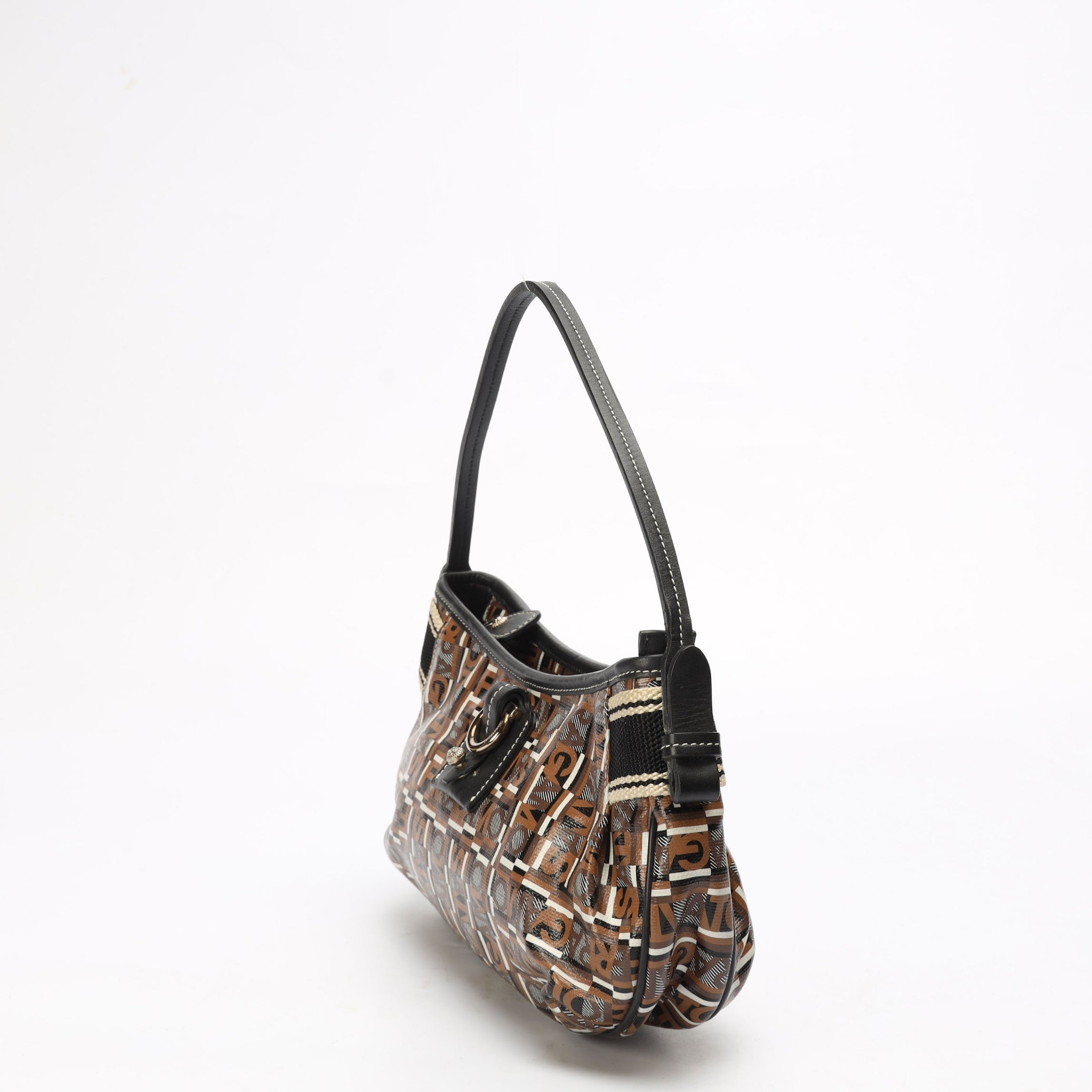 Salvatore Ferragamo Logo Print Shoulder Bag