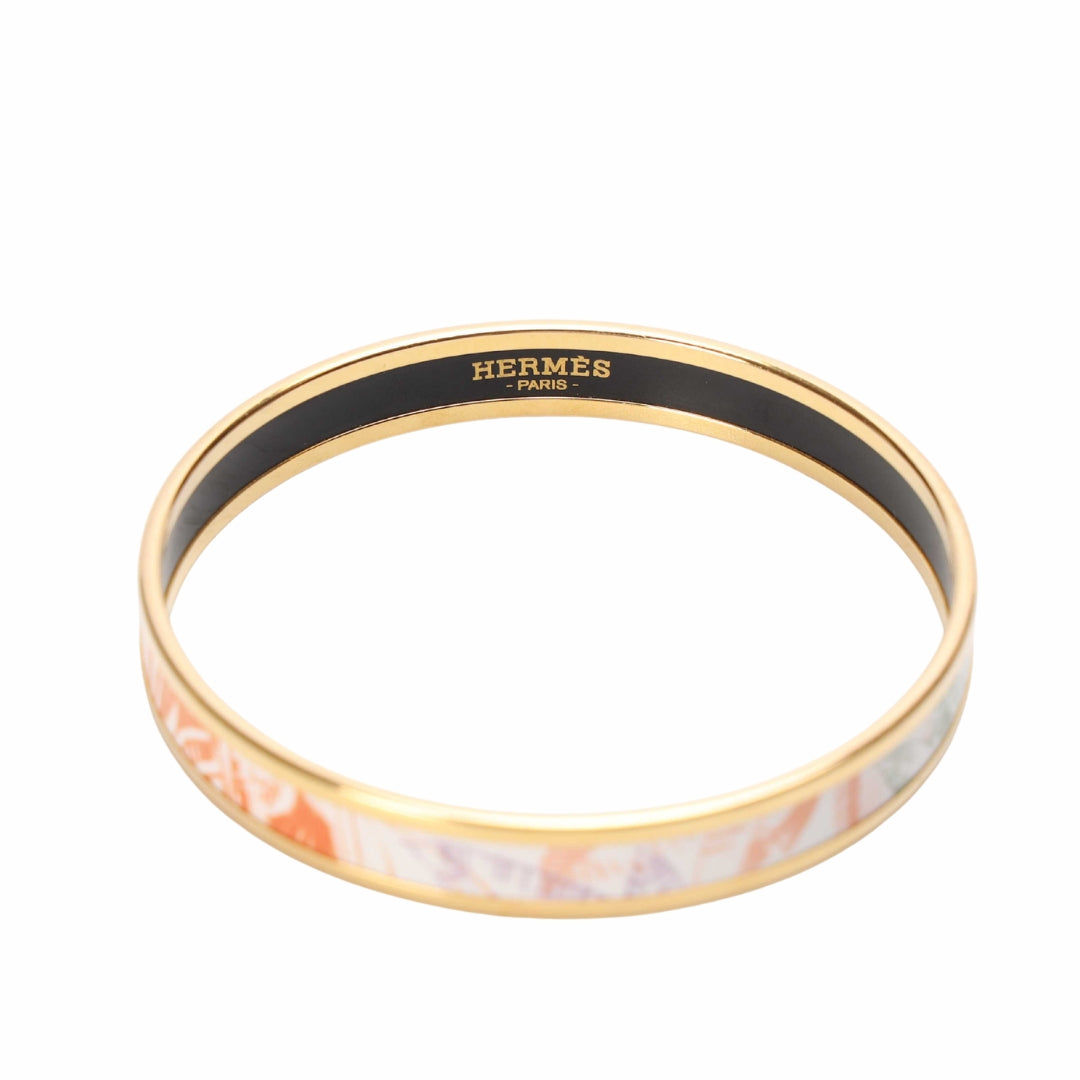 Hermes Leafy Multicolour Bangle