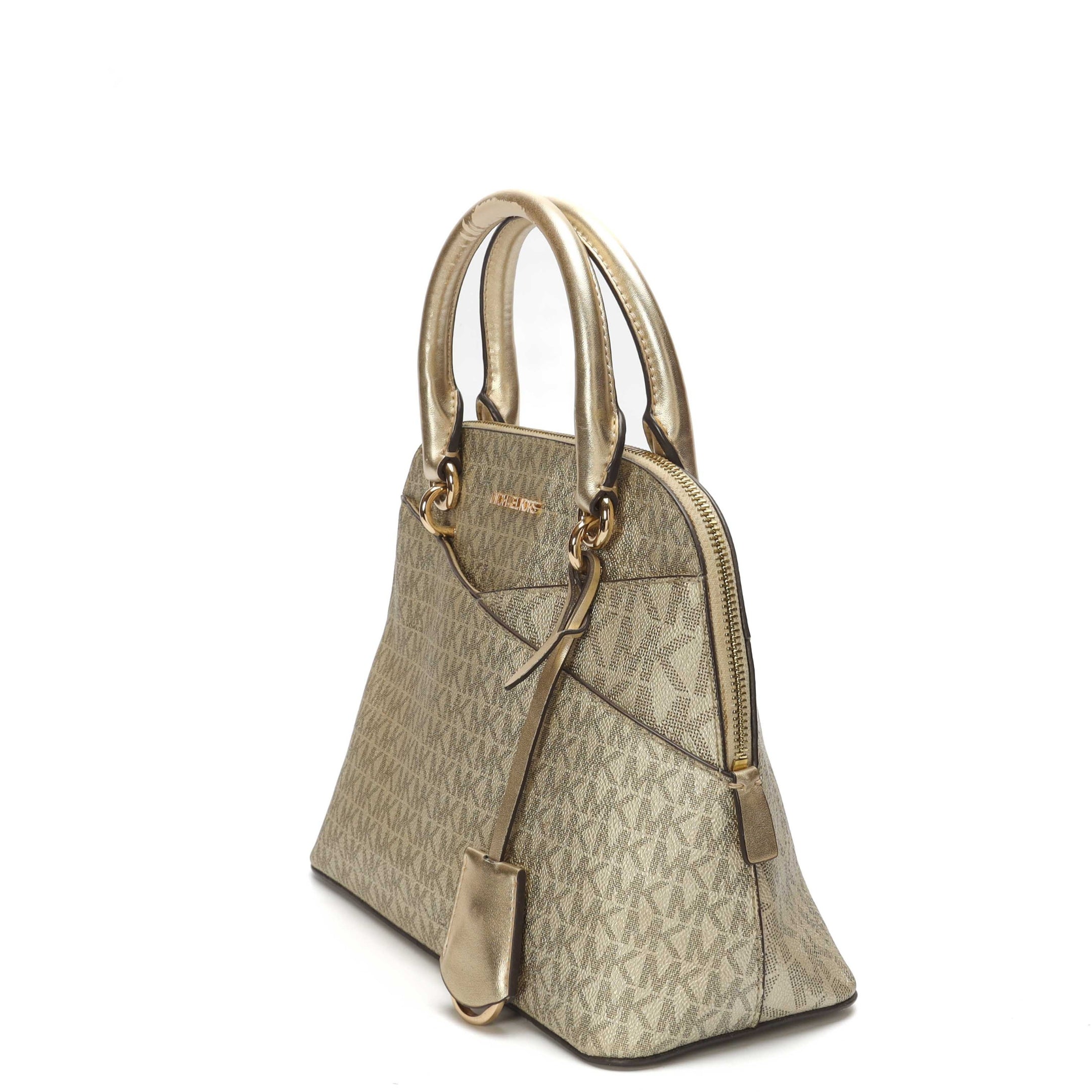 Michael Kors Jet Set Vanilla Logo Dome Satchel