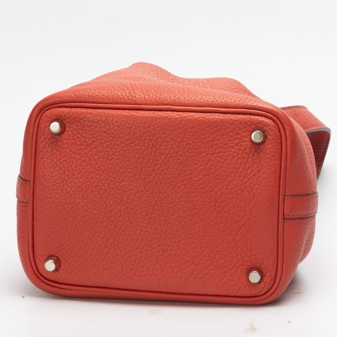 Hermes Picotin Lock 18 Handbag Red