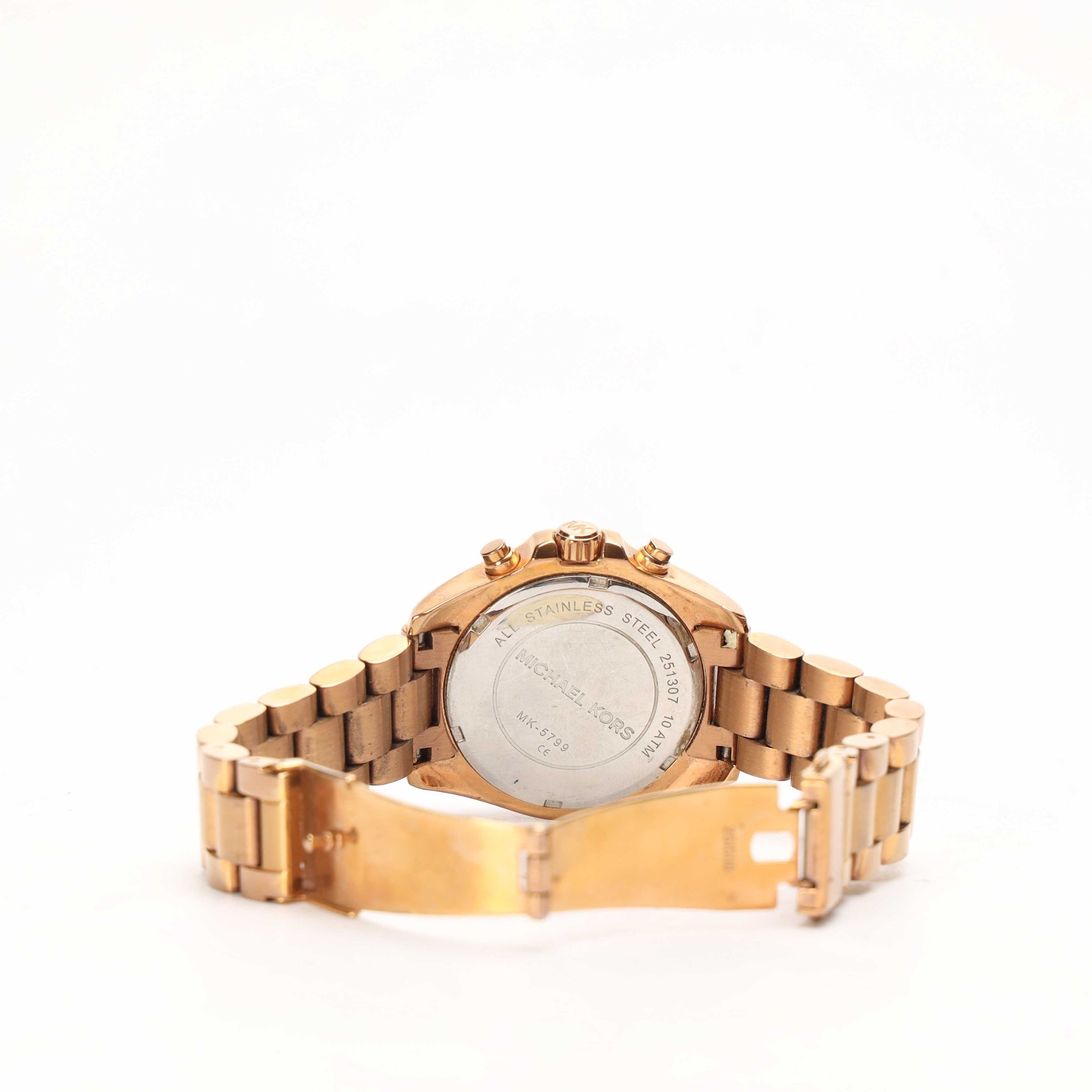 Michael Kors Mini Bradshaw Gold Analogue Watch