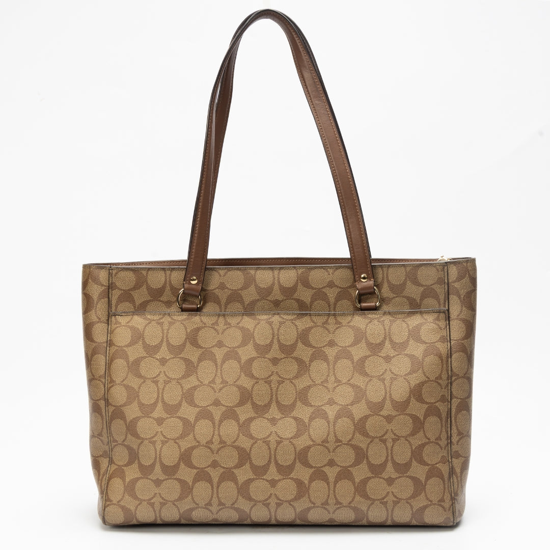 Coach Addison Tote In Signature Canvas
