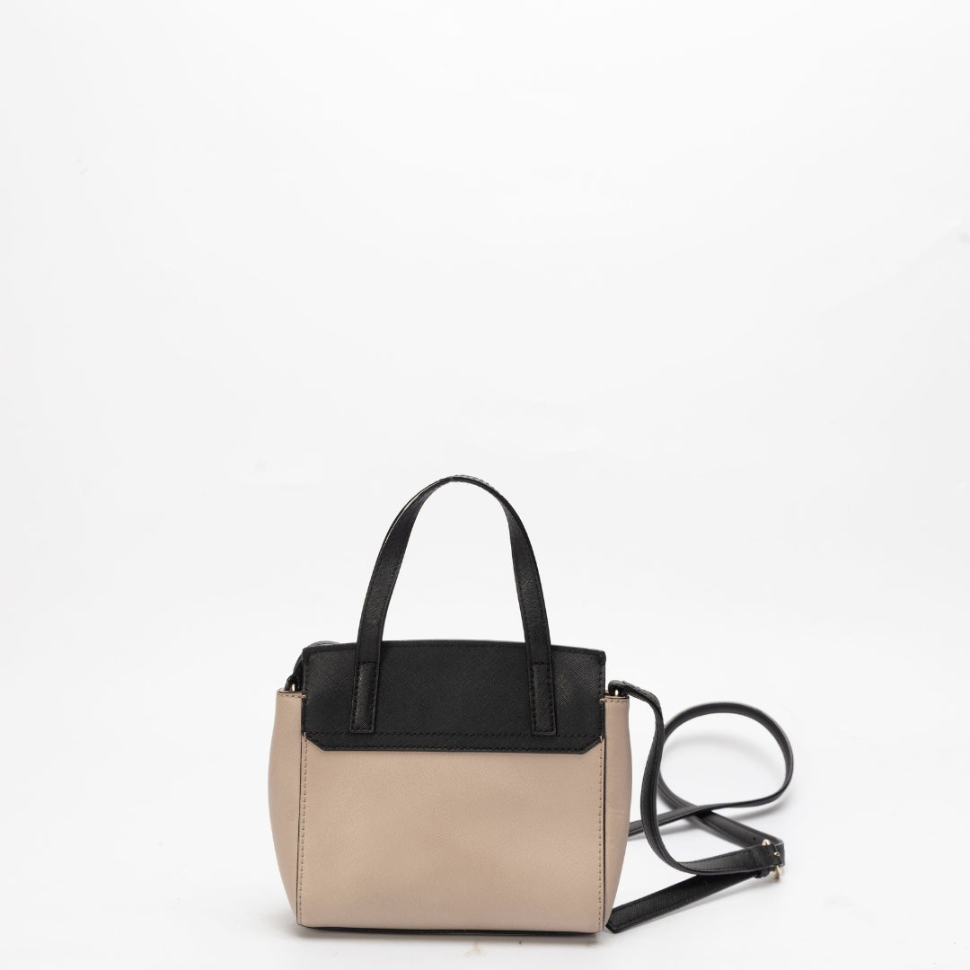 Kate Spade Black/Beige Laurel Way Alisanne Satchel