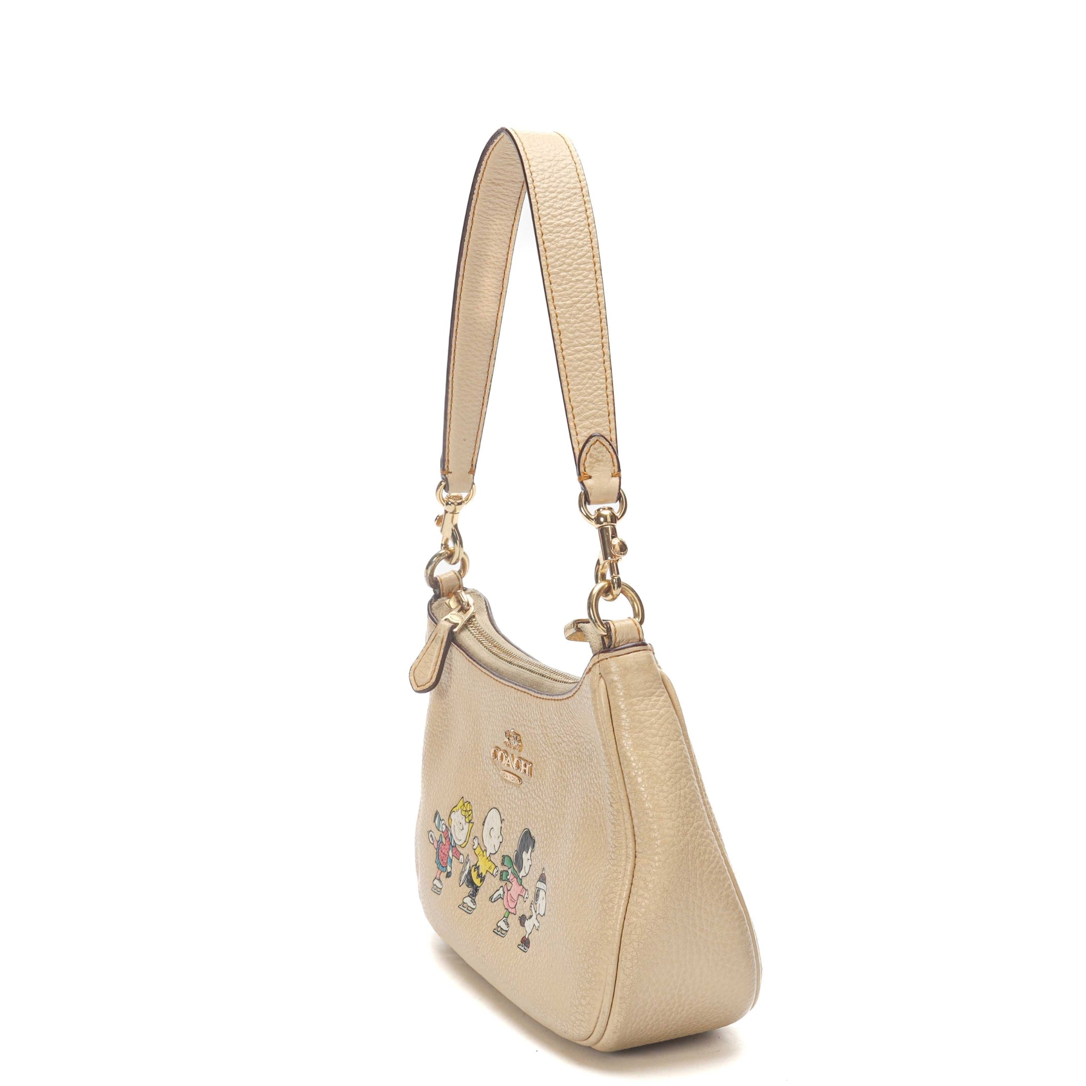 Coach X Peanuts Snoopy & Friends Motif Teri Shoulder Bag