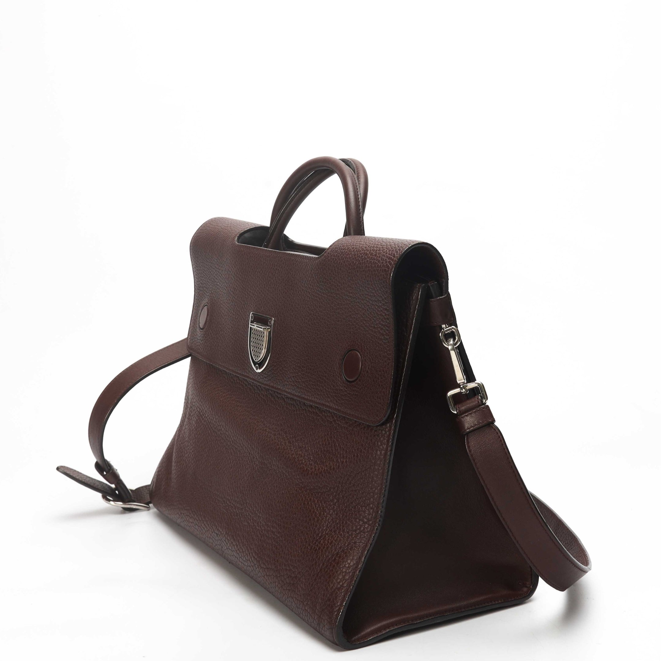 Christian Dior Diorever Burgundy Top Handle Bag