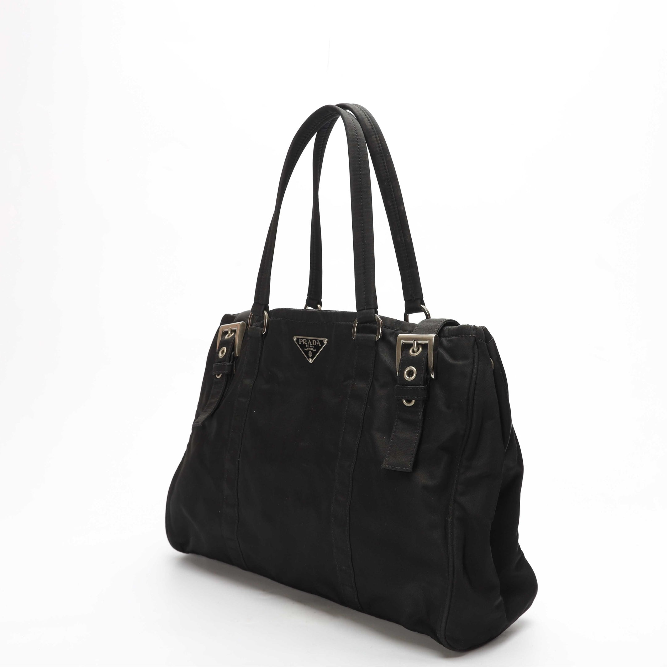 Prada Black Tessuto Tote