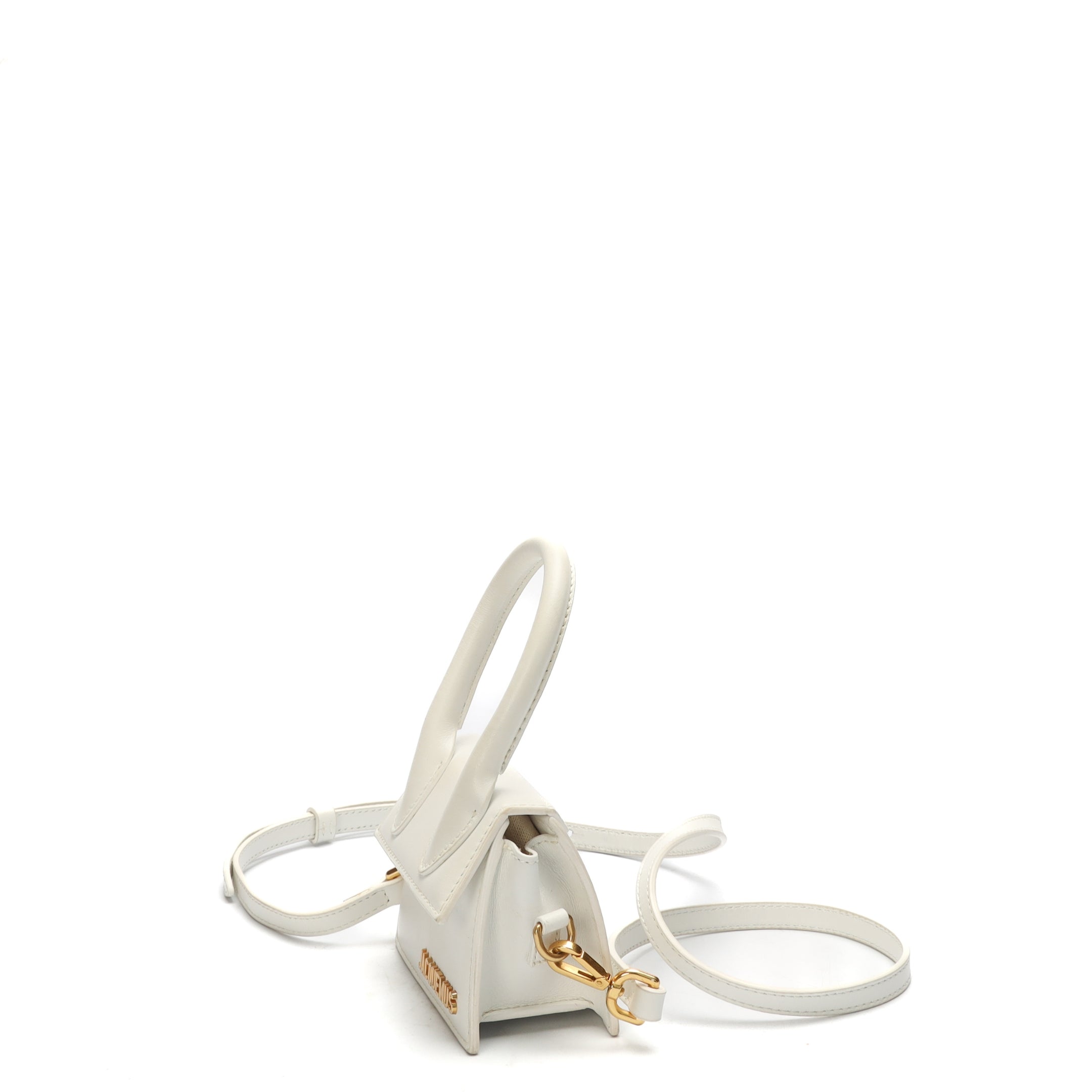 Jacquemus The Chiquito White Mini Crossbody Satchel Bag