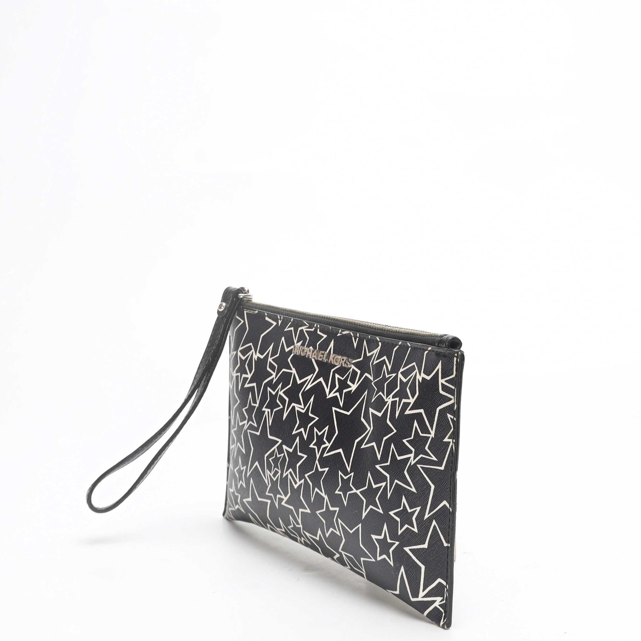 Michael Kors Black Star Wristlet