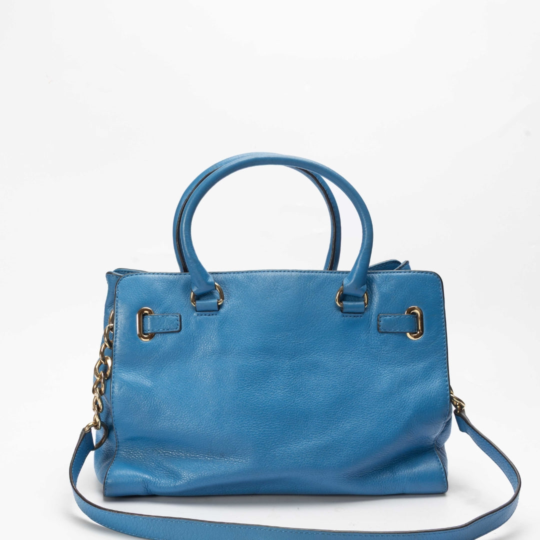 Michael Kors Blue Hamilton Large Convertible Tote