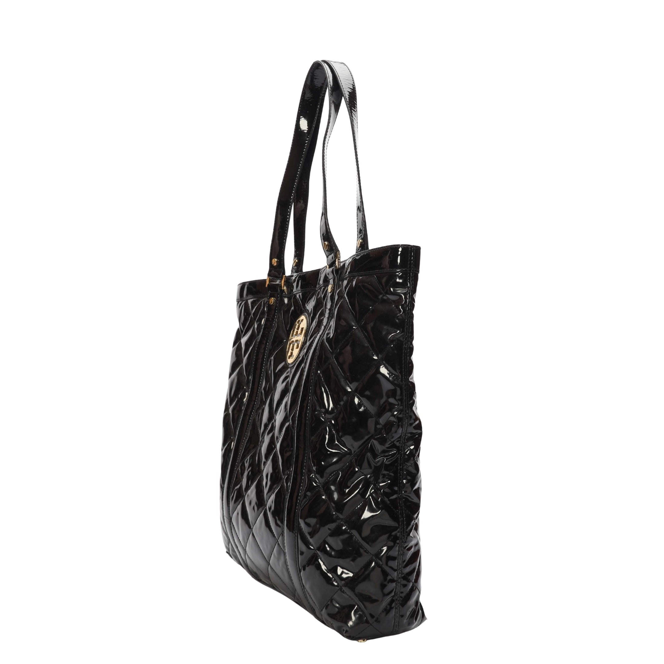Tory Burch Quilted Black Tote