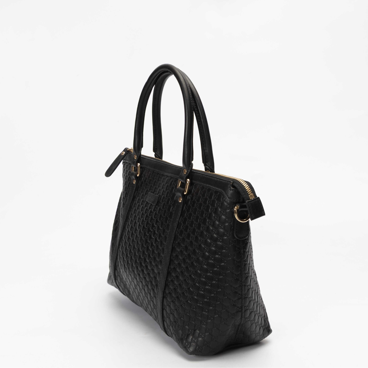 Gucci Black Microguccissima Satchel