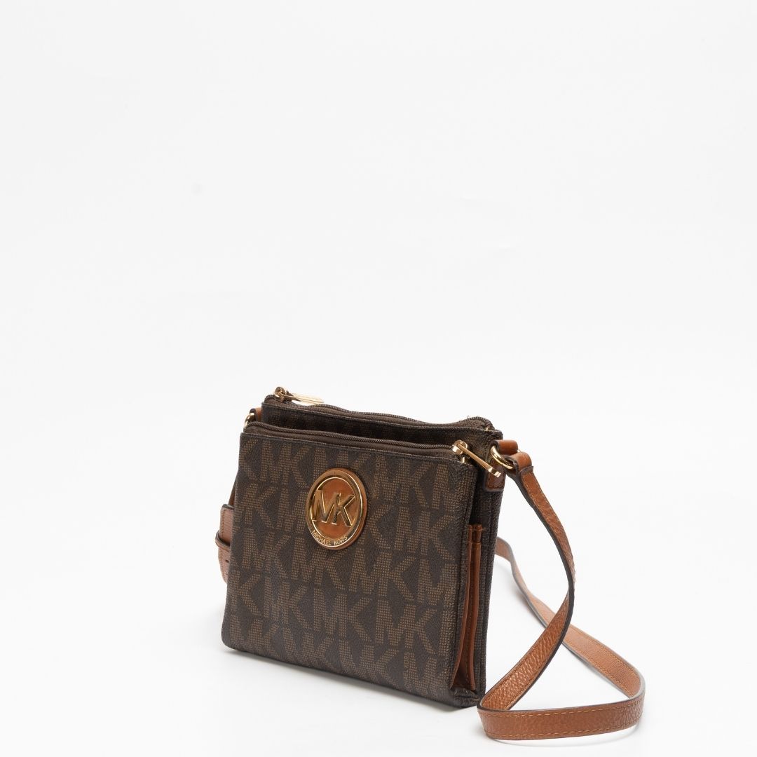 Michael Kors Fulton Signature Crossbody Bag