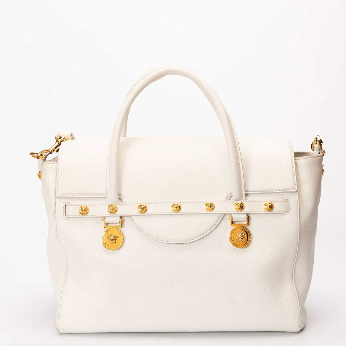 Versace Vitello Calfskin Signature Tote