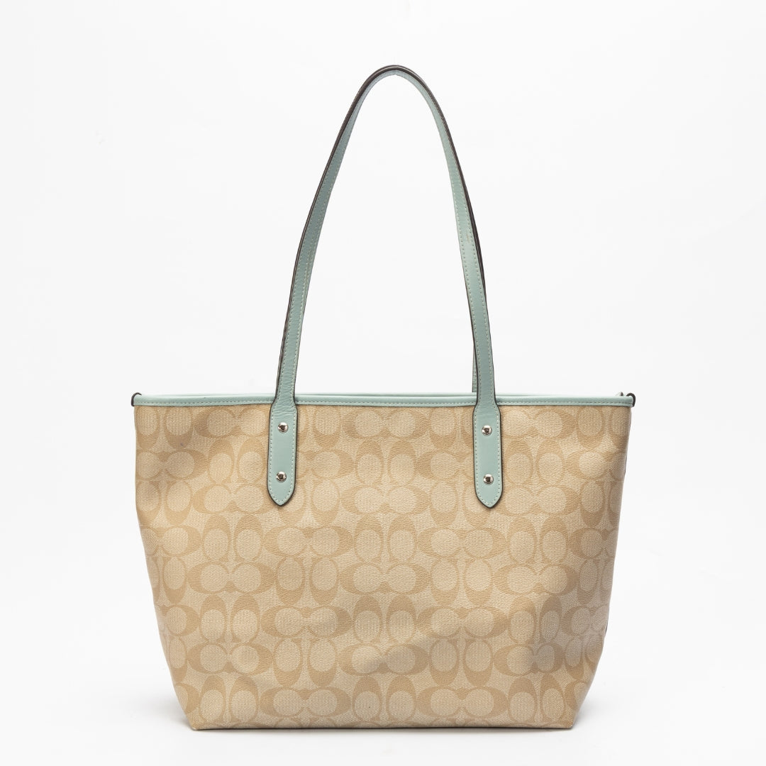 Coach City Tote Bag in Signature Canvas