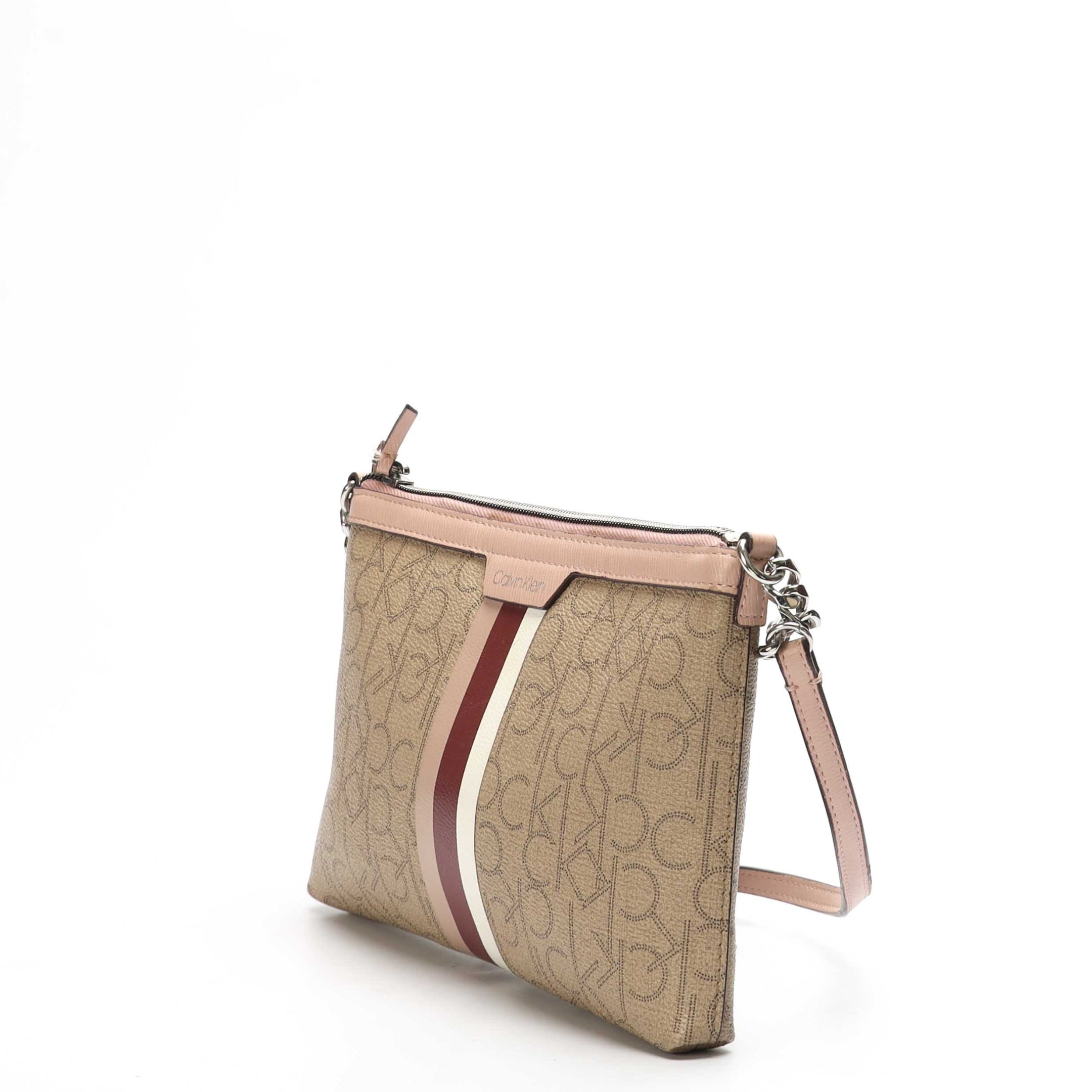 Calvin Klein Printed Structured Pochette Bag