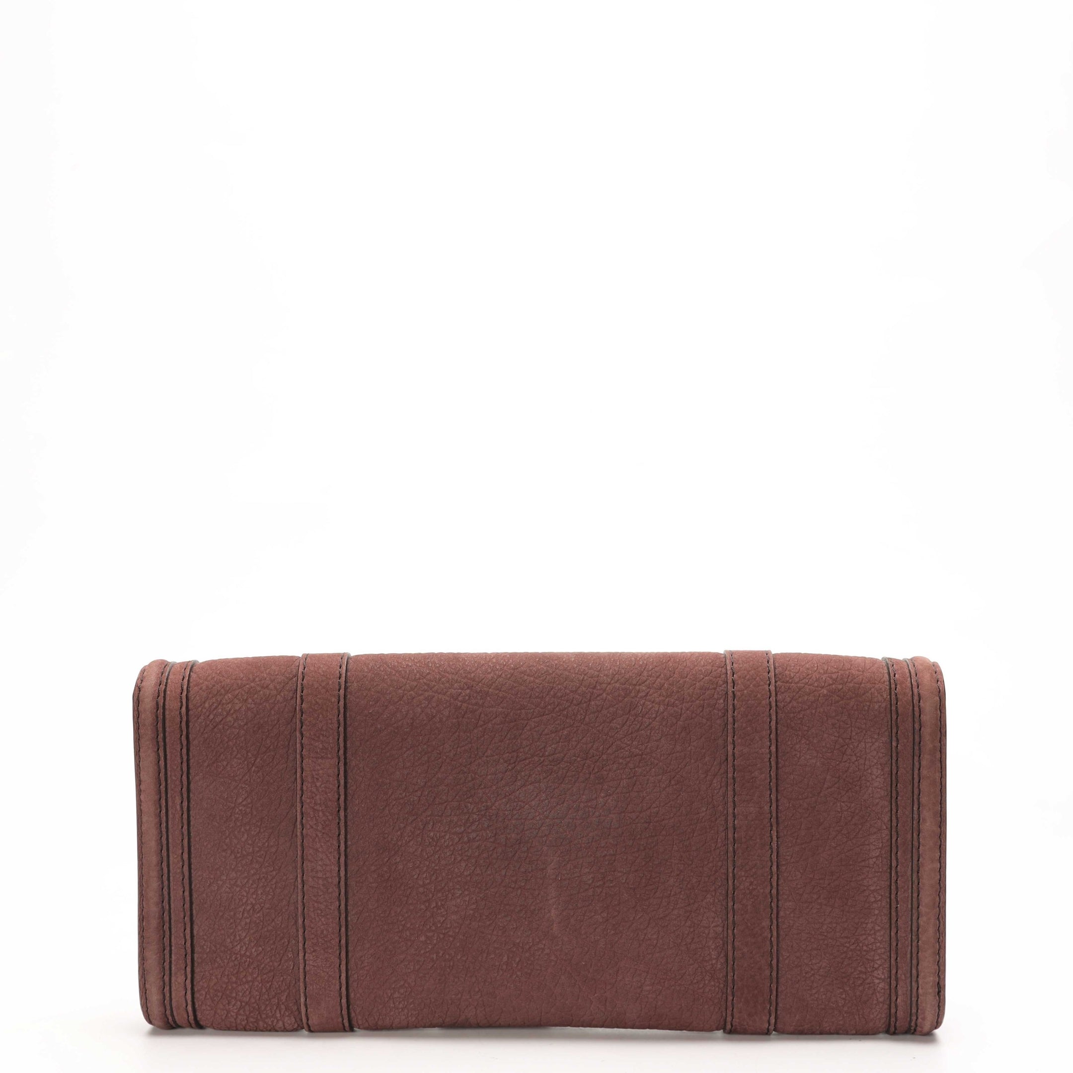 Burberry Brown Nubuck Margot Clutch