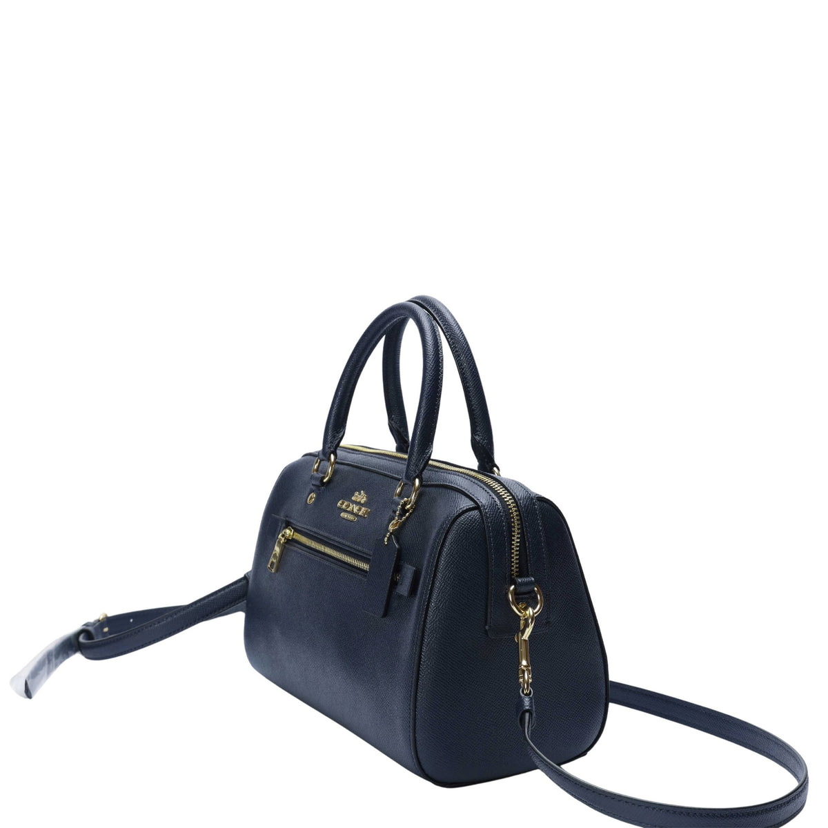 Coach Rowan Navy Satchel