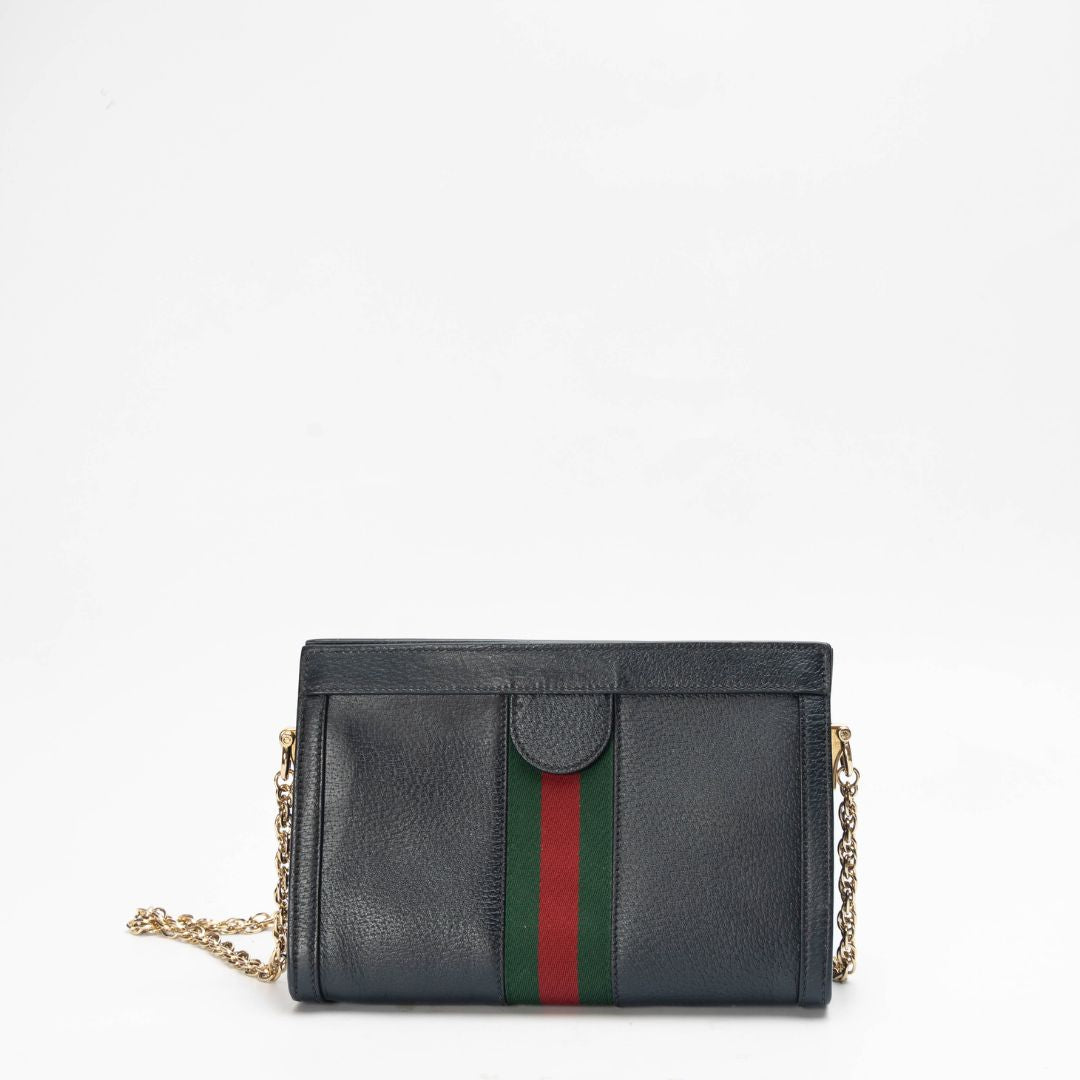 Gucci Black Ophidia GG Shoulder Bag