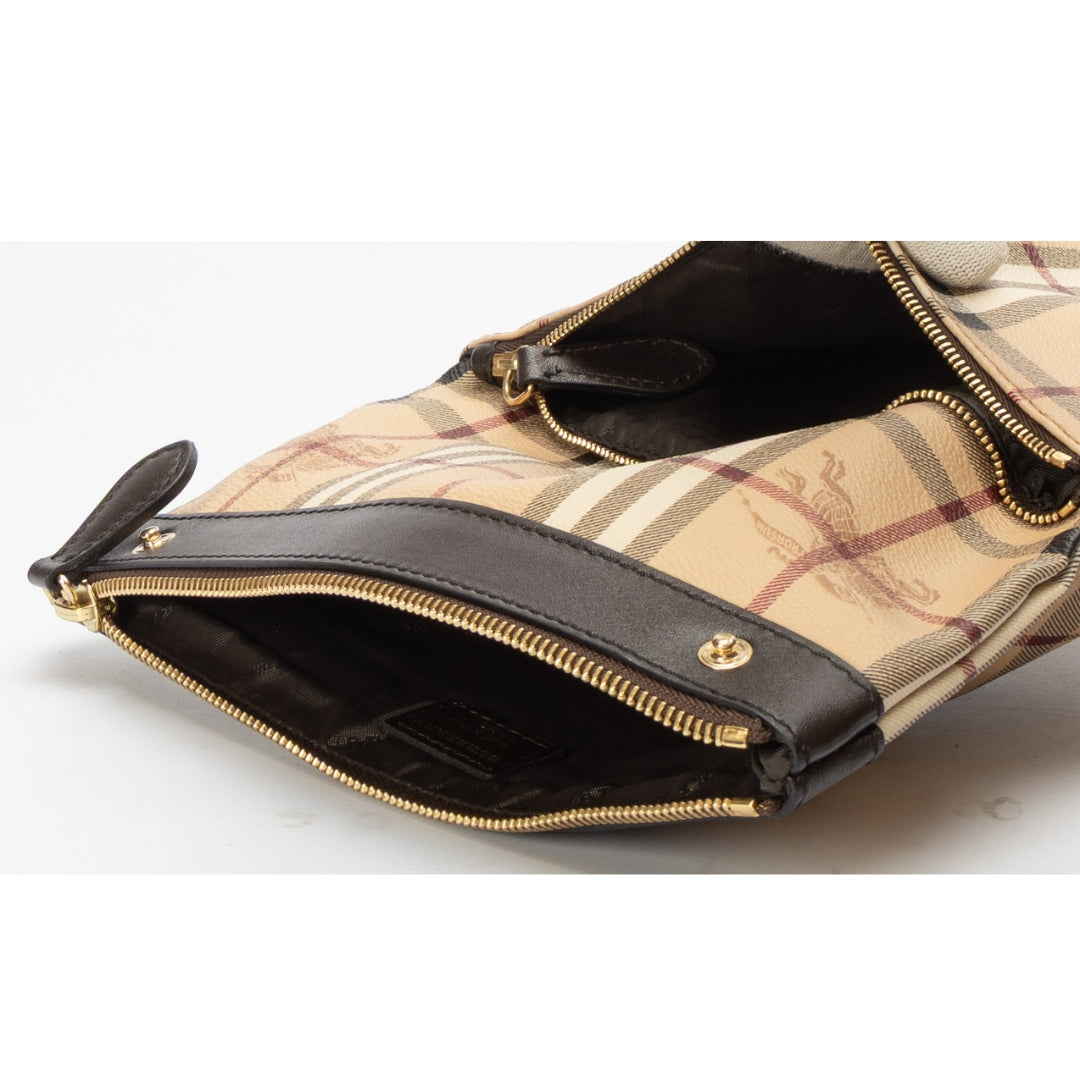 Burberry Haymarket Check Adeline Folding Wristlet