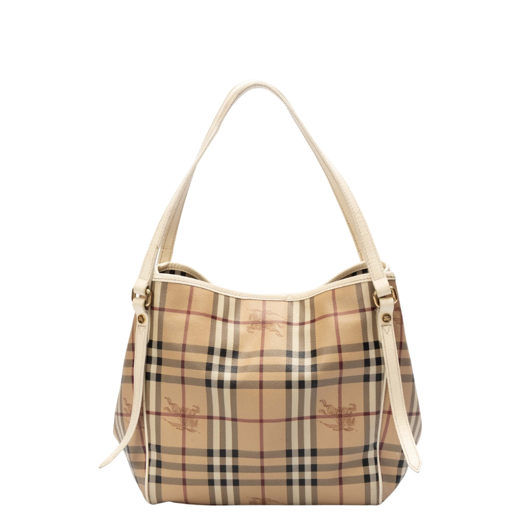 Burberry Haymarket Check Canvas Canterbury Tote