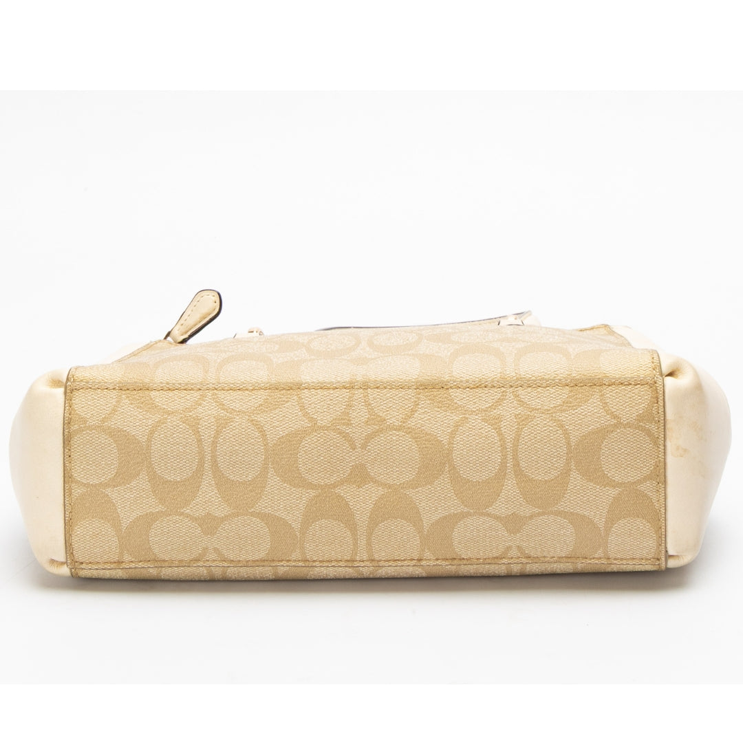 Coach Beige Christie Carryall Convertible Satchel