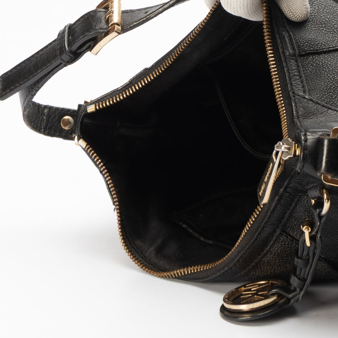 Michael Kors Black Saffiano Shoulder Bag