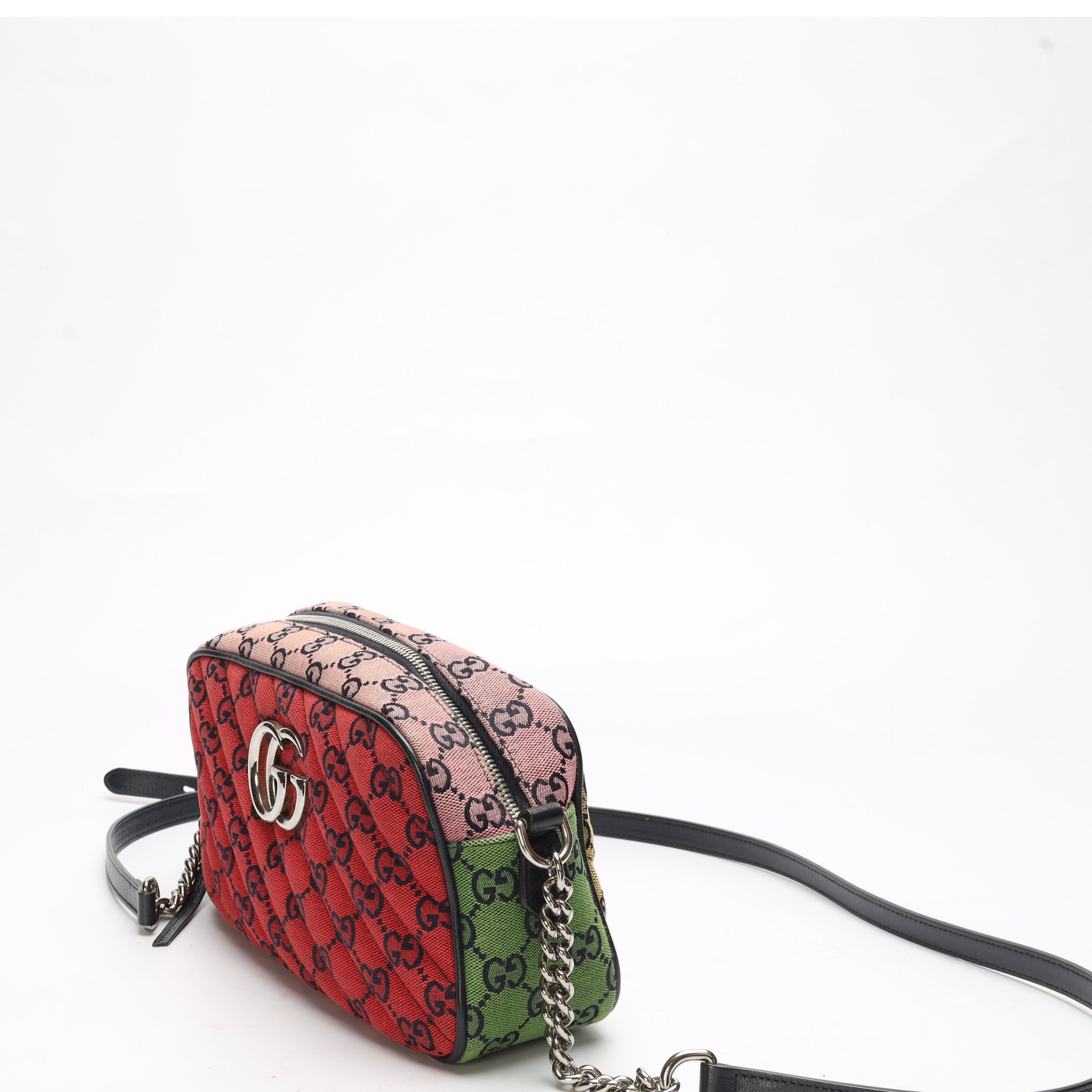 Gucci GG Canvas Marmont Multicolor Crossbody Bag