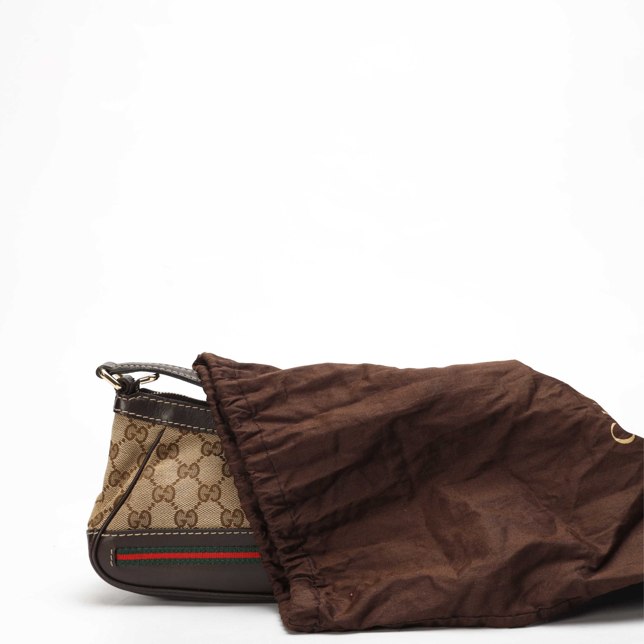 Gucci Beige GG Small Mayfair Bow Shoulder Bag
