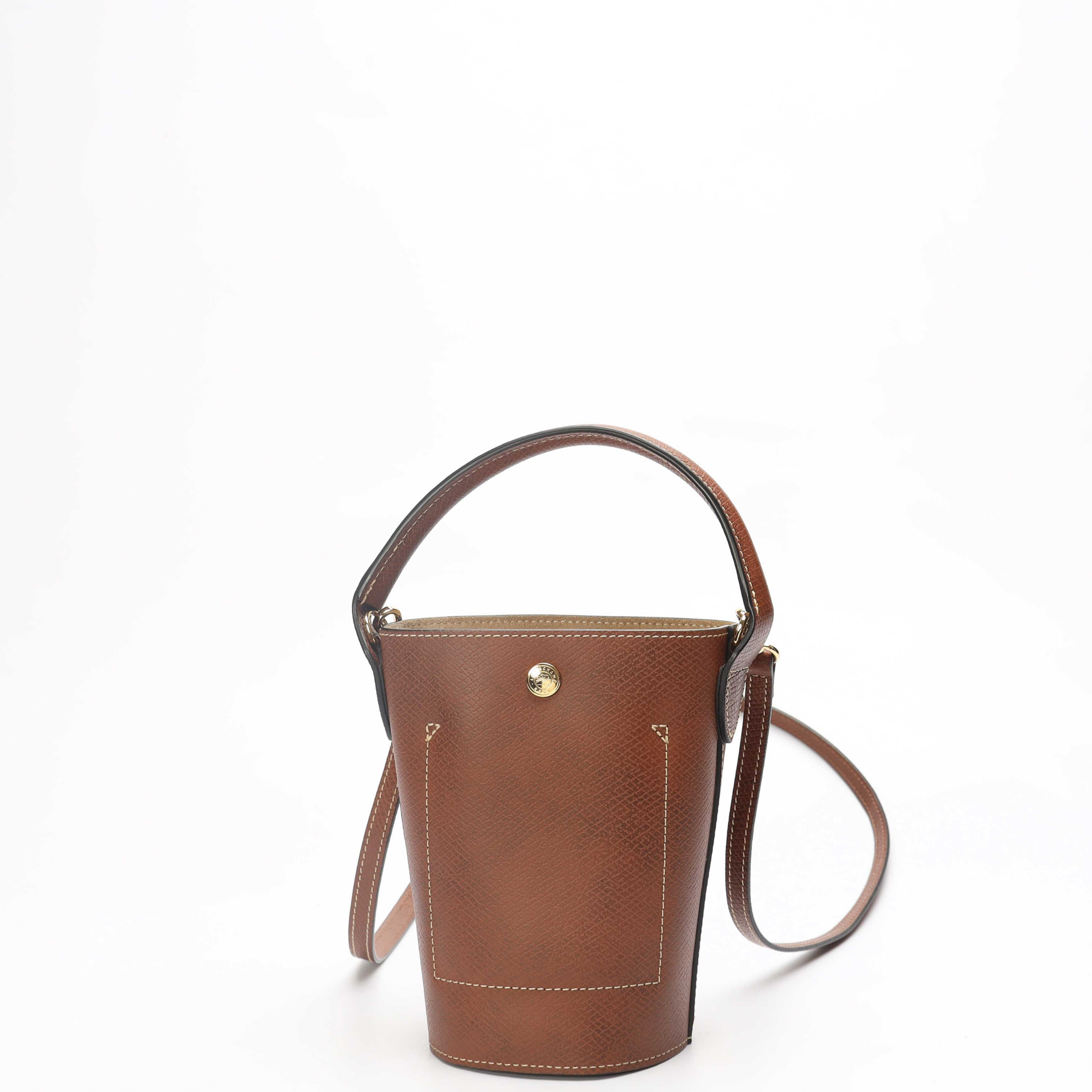 Longchamp Épure Brown Bucket bag