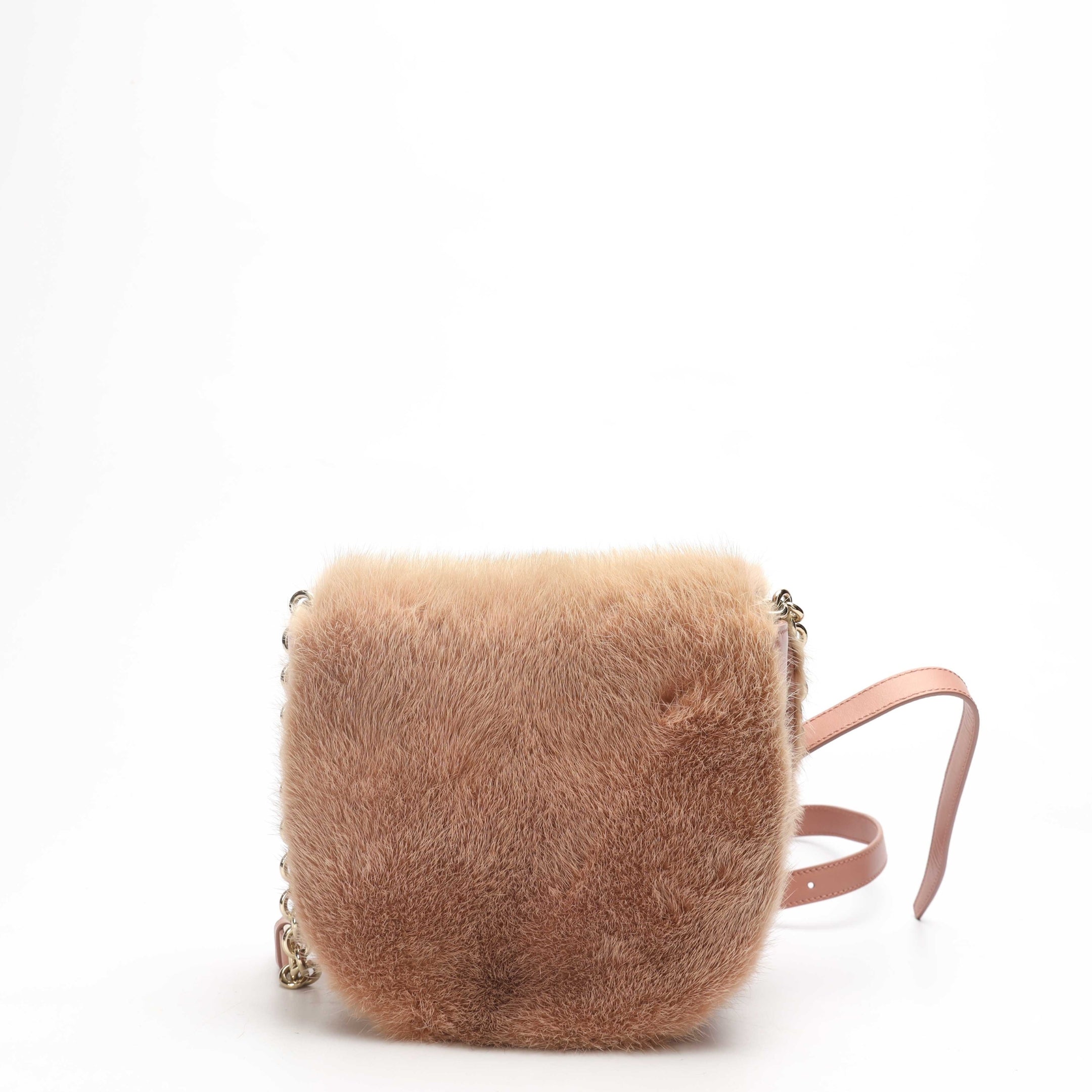 Salvatore Ferragamo Vela Mink Crossbody Bag