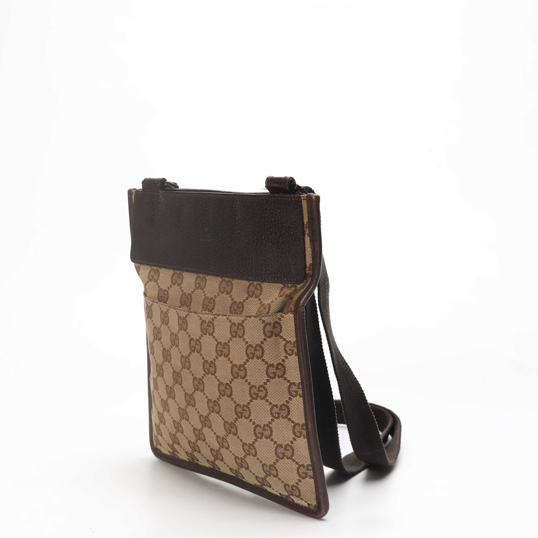Gucci GG Canvas Web Messenger Bag
