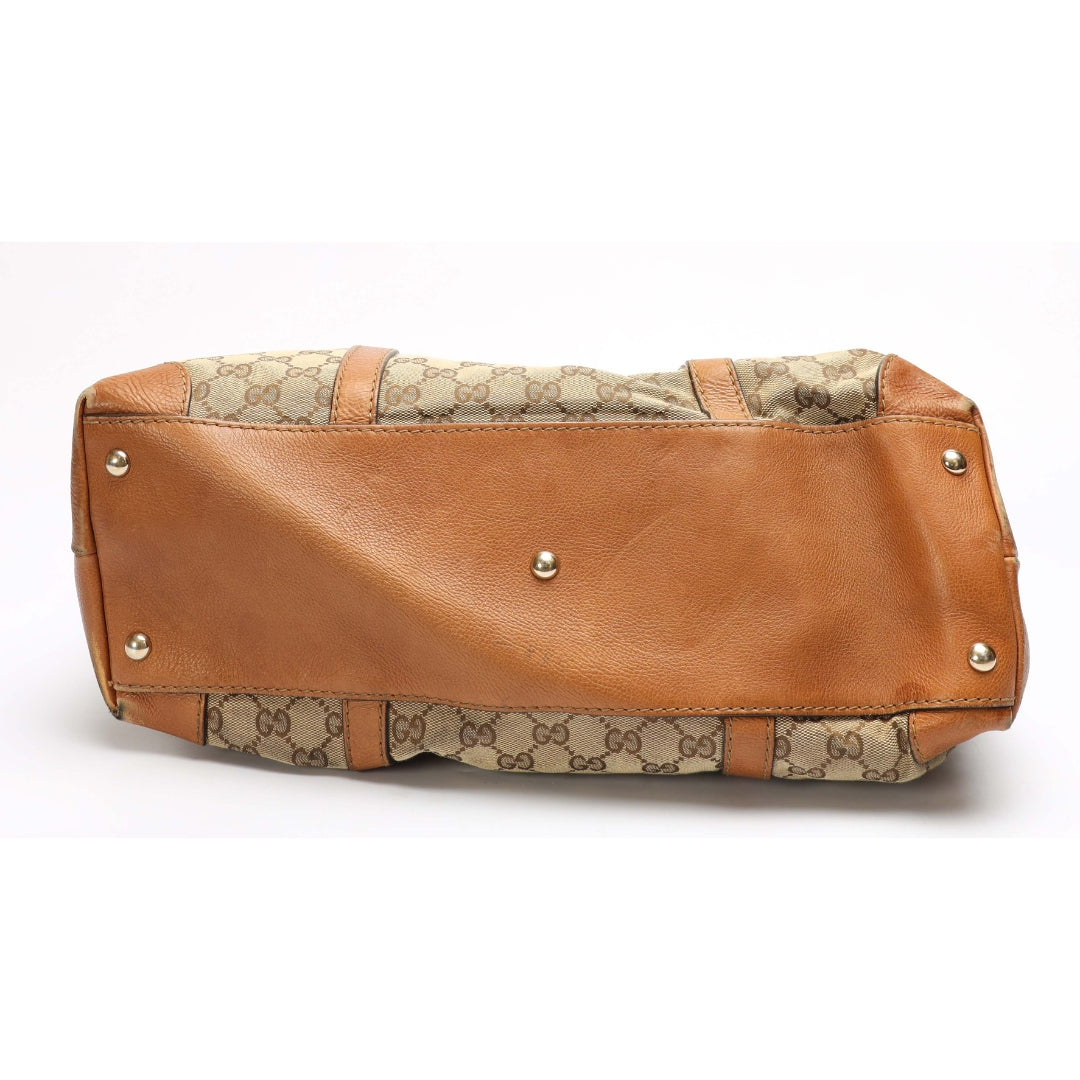 Gucci Beige/Brown GG Canvas Bella Tote