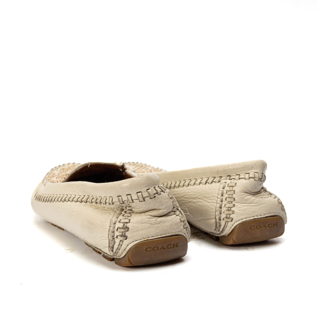 Coach Crosby Driver Studded Loafers