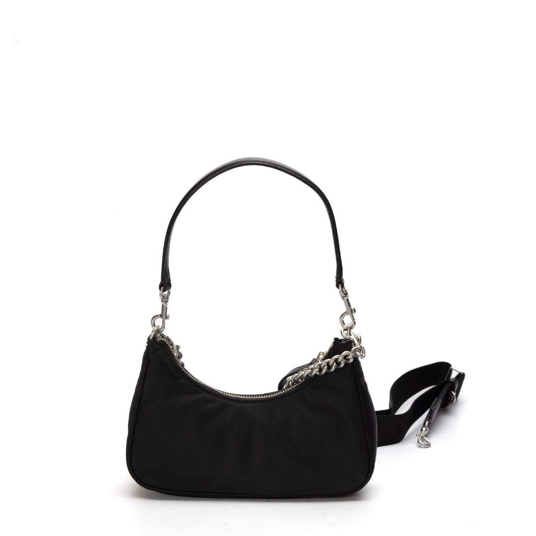 Tory Burch 151 Mercer Nylon Crescent Bag